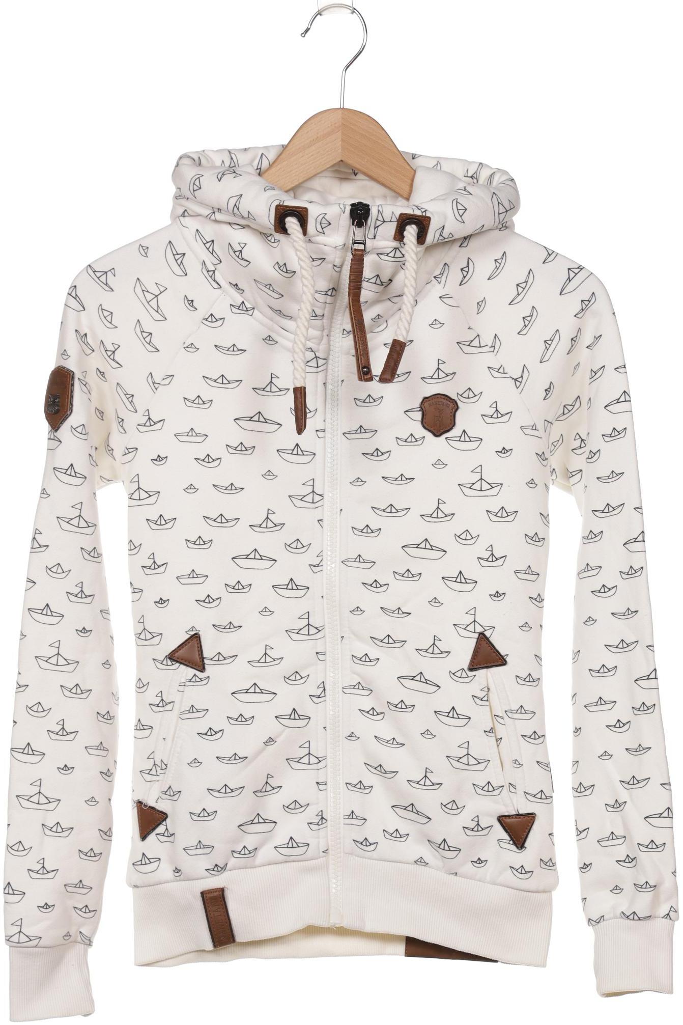 

Naketano Damen Kapuzenpullover, weiß, Gr. 34