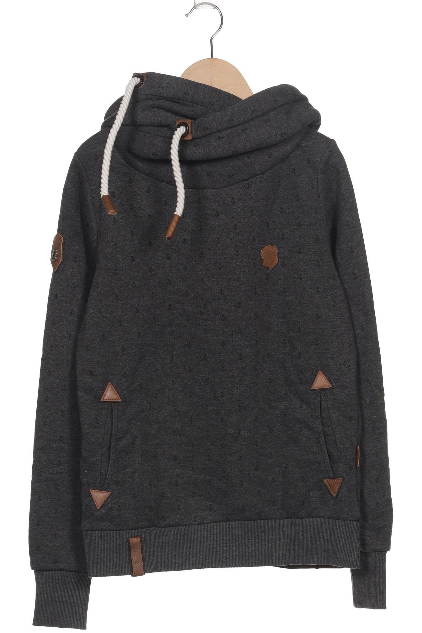 

Naketano Damen Kapuzenpullover, grau, Gr. 38