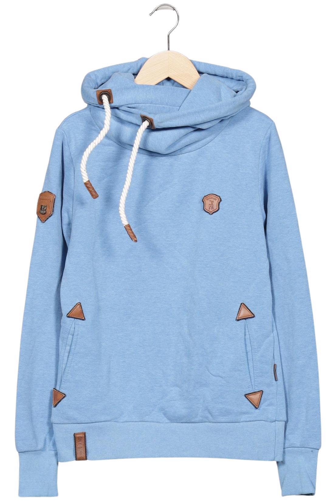 

Naketano Damen Kapuzenpullover, hellblau, Gr. 38