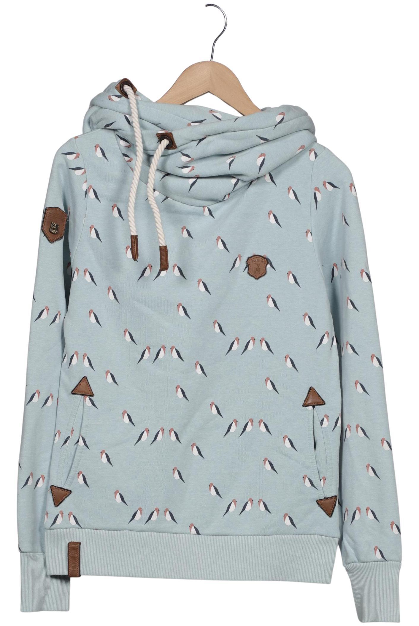 

Naketano Damen Kapuzenpullover, hellblau, Gr. 42