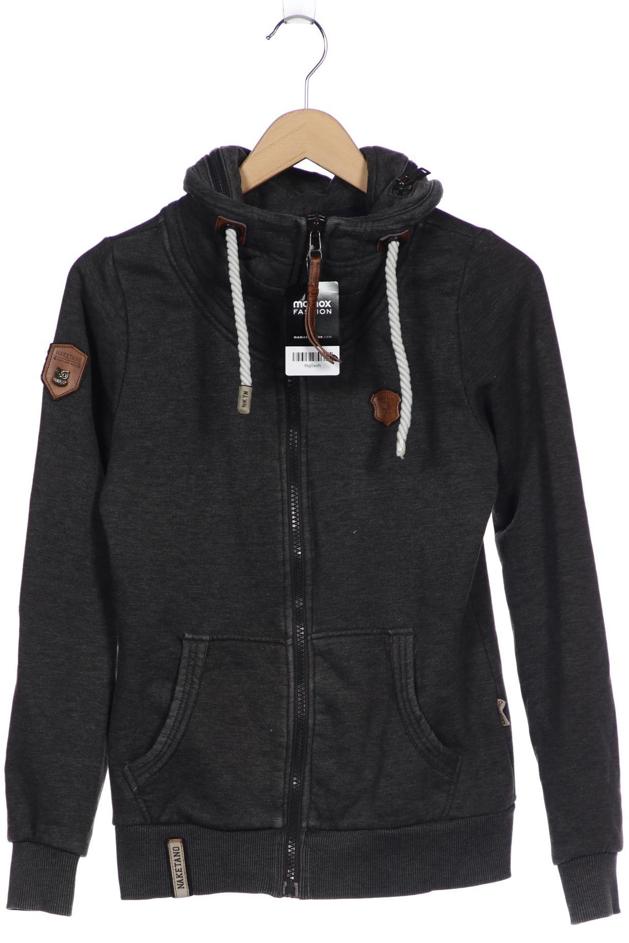 

Naketano Damen Kapuzenpullover, grau, Gr. 36