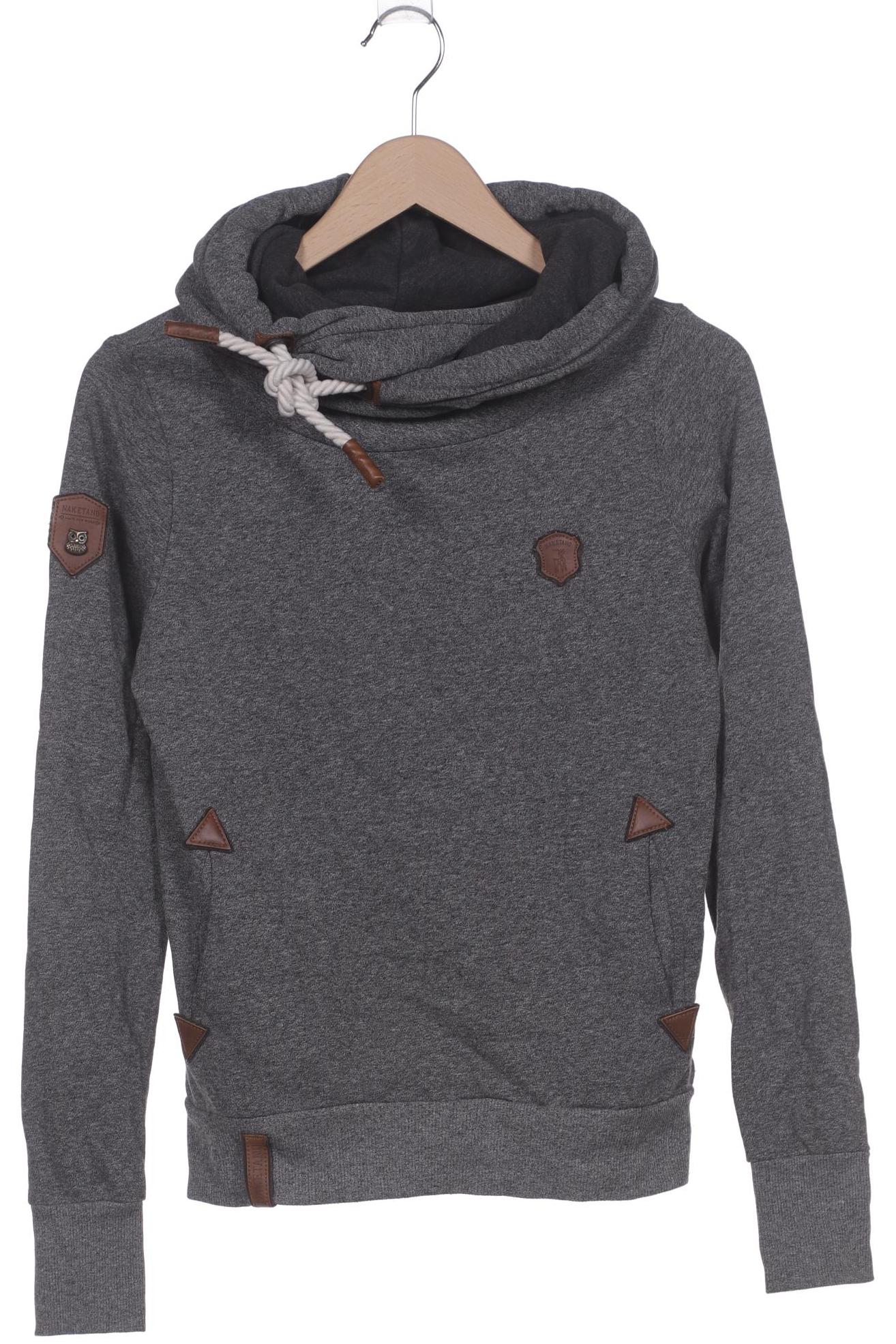 

Naketano Damen Kapuzenpullover, grau, Gr. 36