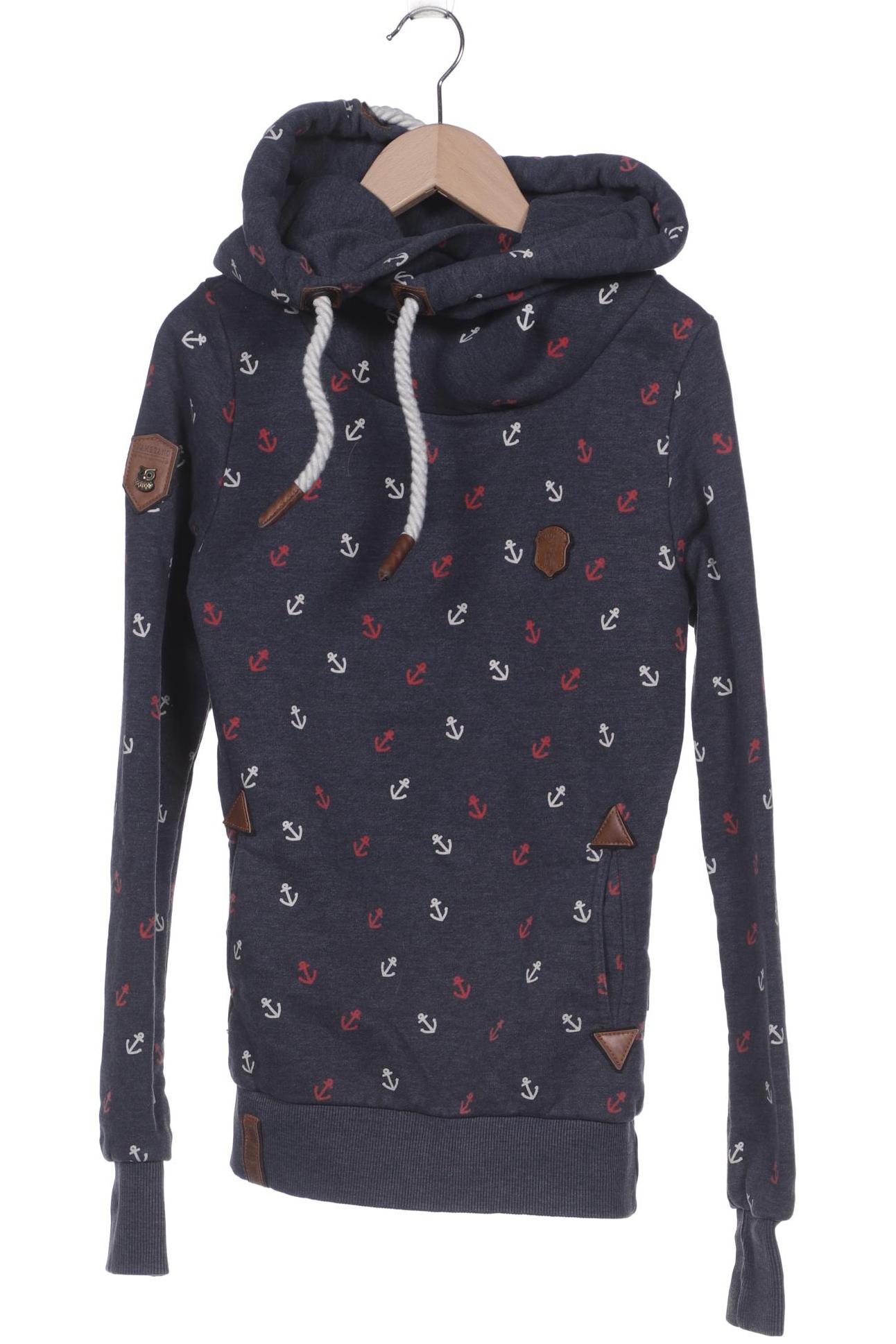 

Naketano Damen Kapuzenpullover, grau, Gr. 36