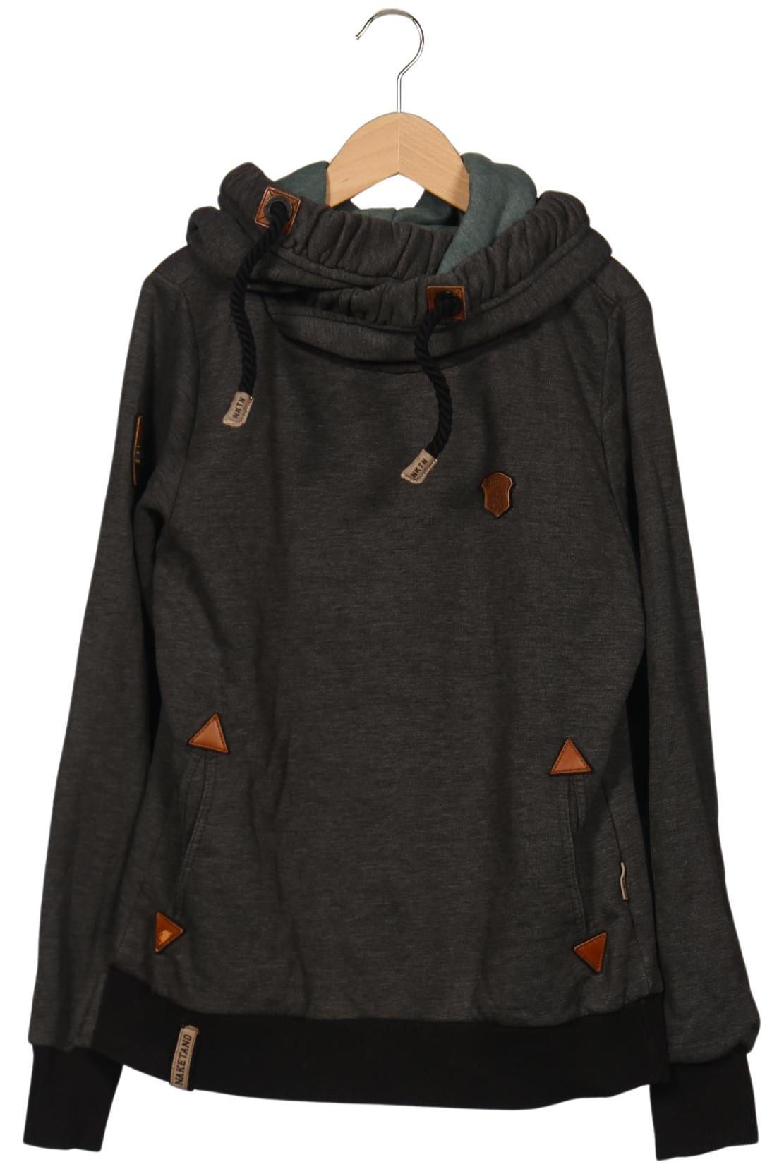 

Naketano Damen Kapuzenpullover, grau, Gr. 38