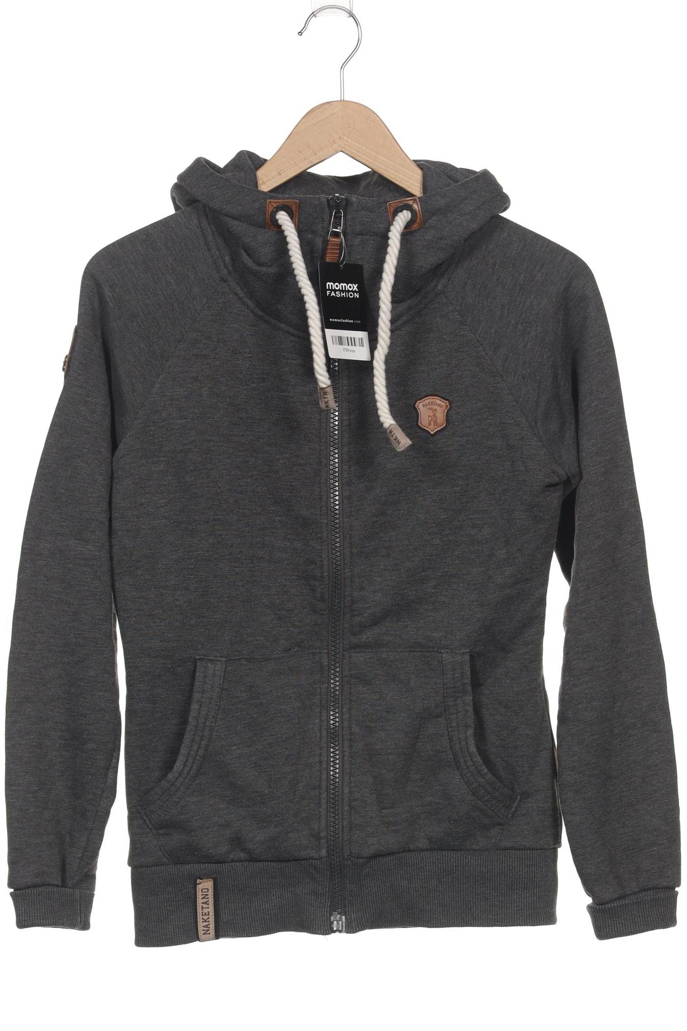 

Naketano Damen Kapuzenpullover, grau, Gr. 36