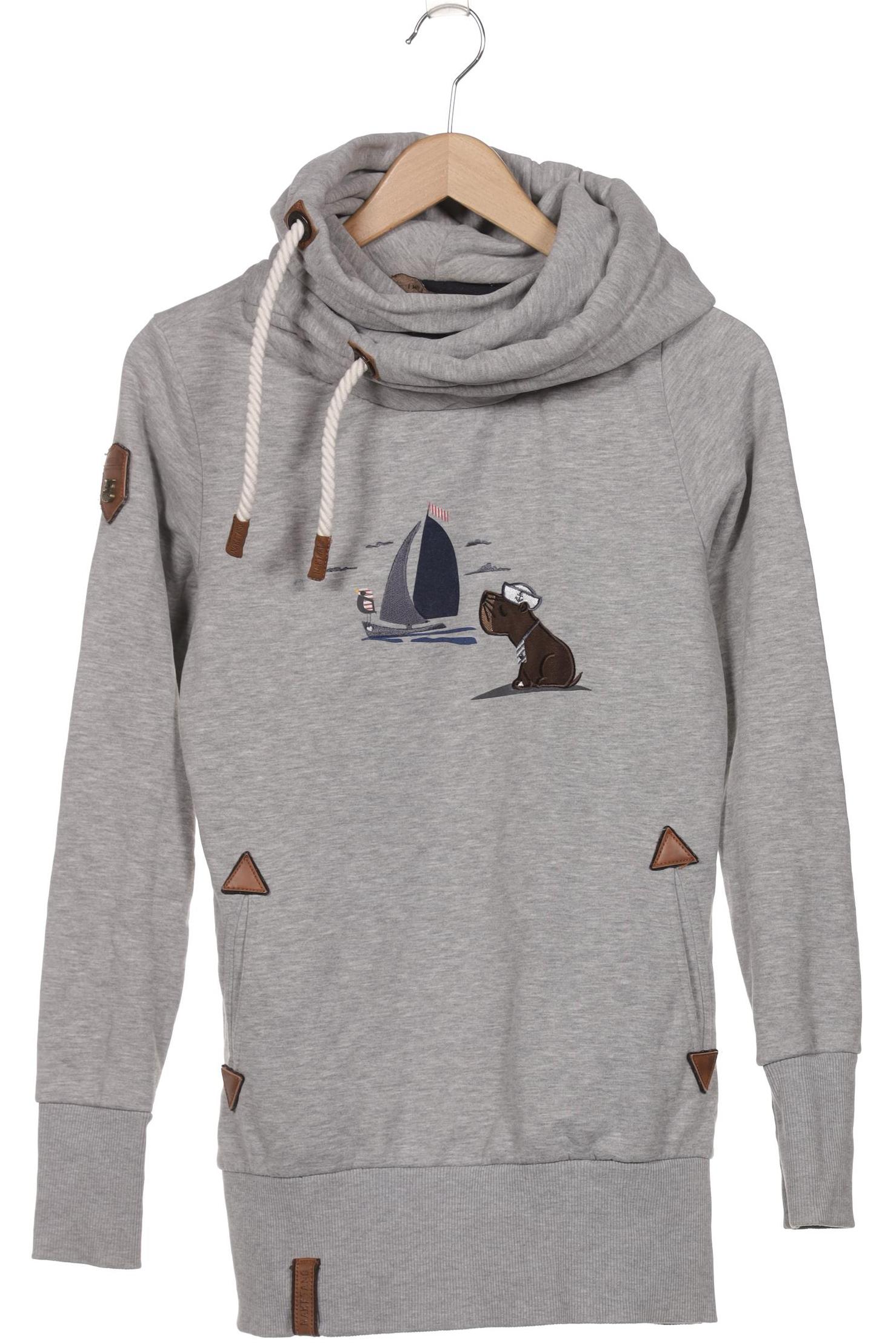 

Naketano Damen Kapuzenpullover, grau, Gr. 38
