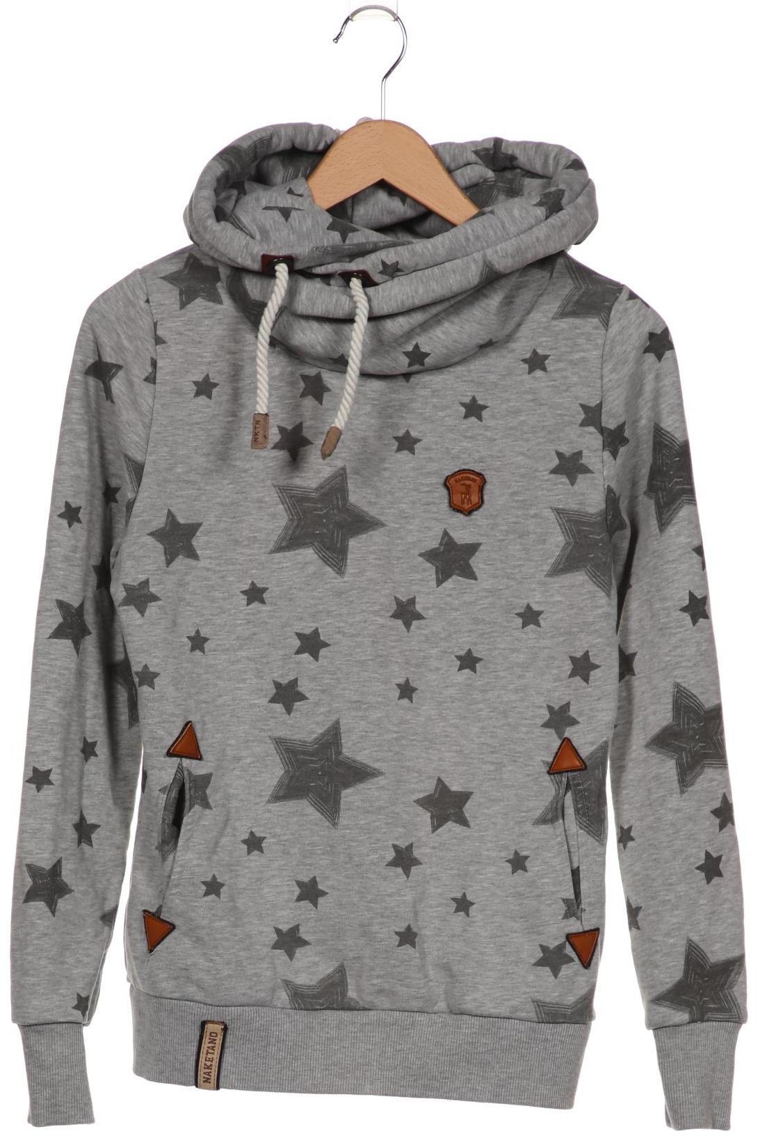 

Naketano Damen Kapuzenpullover, grau, Gr. 38