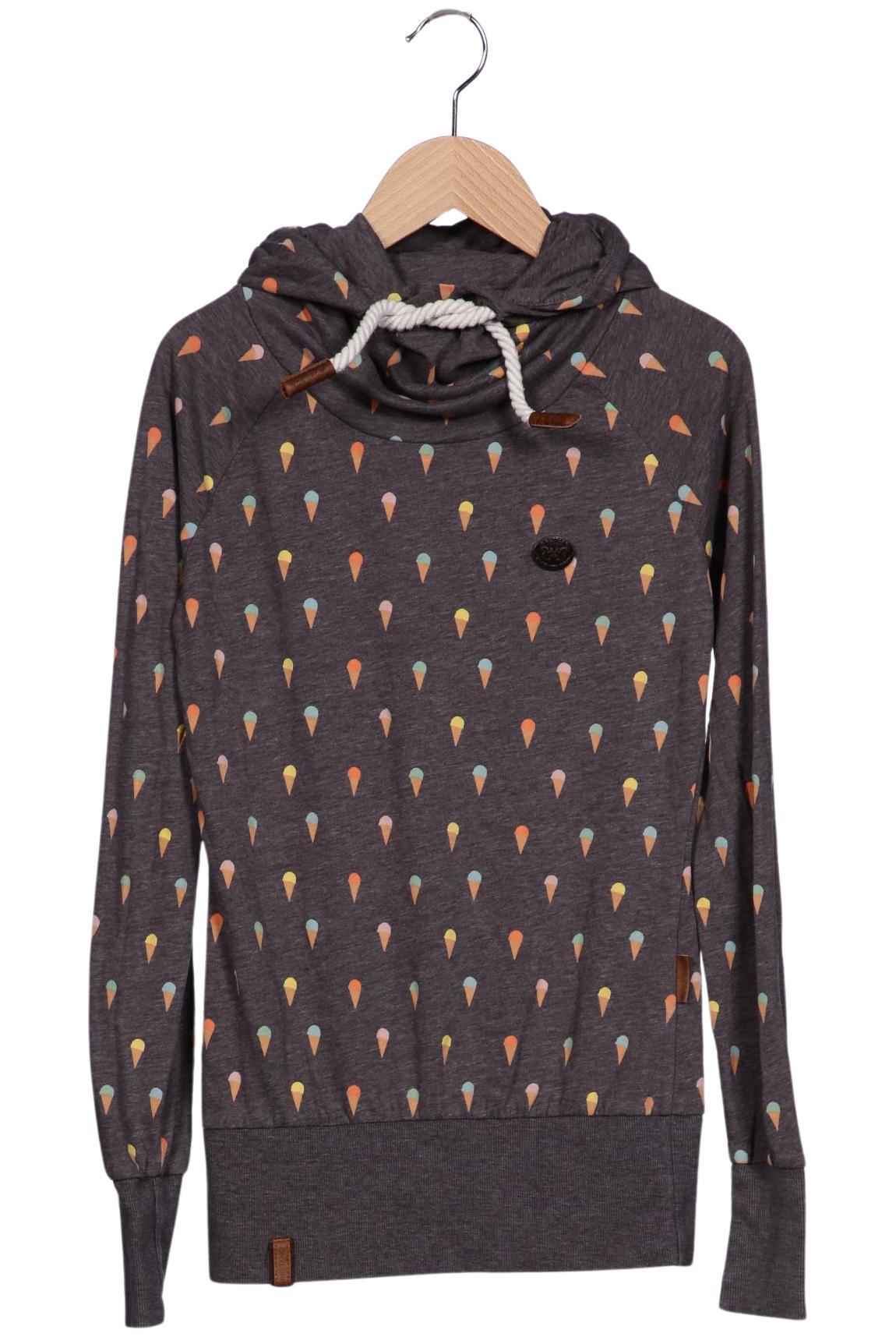 

Naketano Damen Kapuzenpullover, grau, Gr. 34