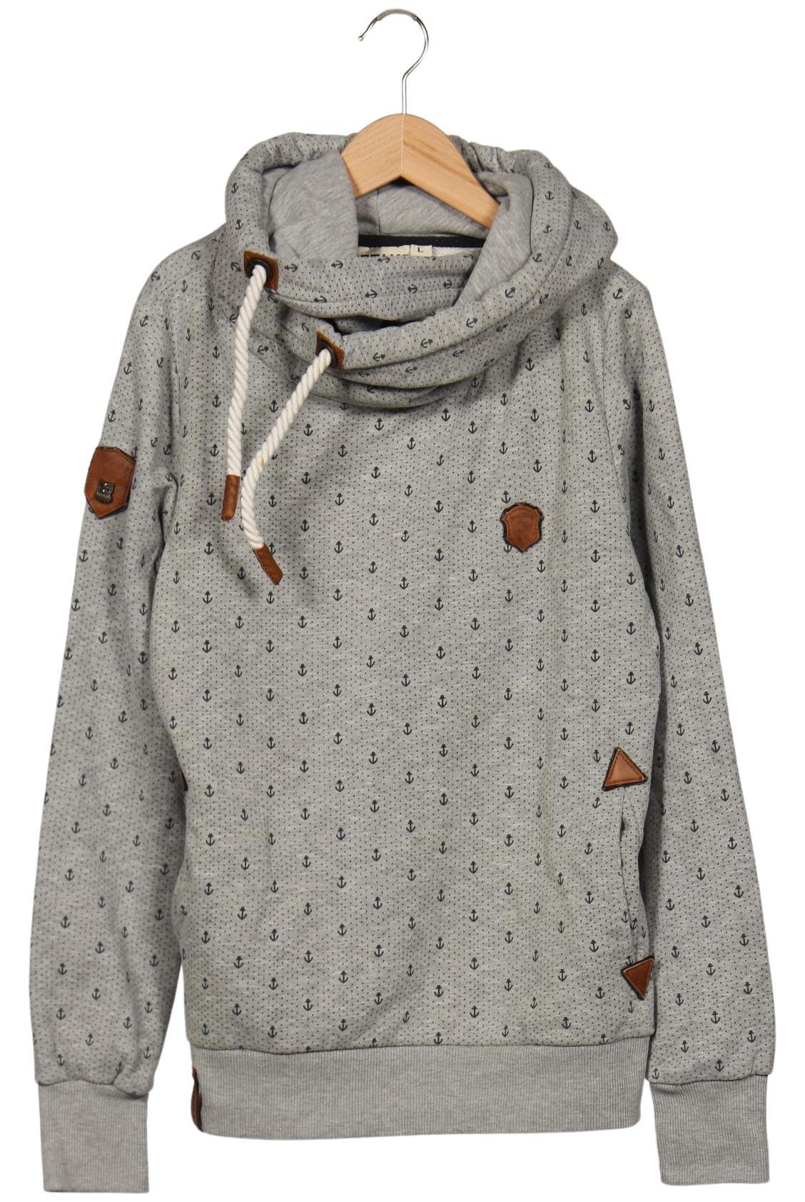 

Naketano Damen Kapuzenpullover, grau, Gr. 42