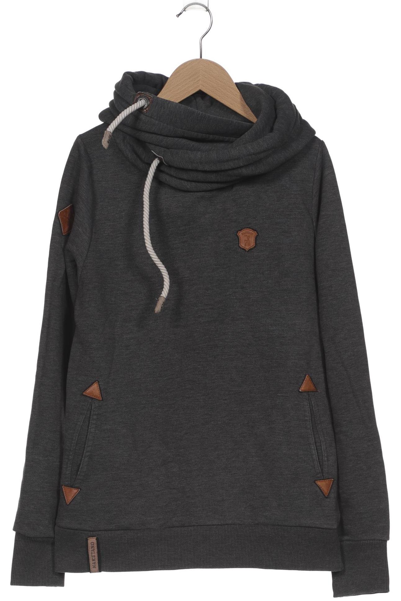 

Naketano Damen Kapuzenpullover, grau, Gr. 38