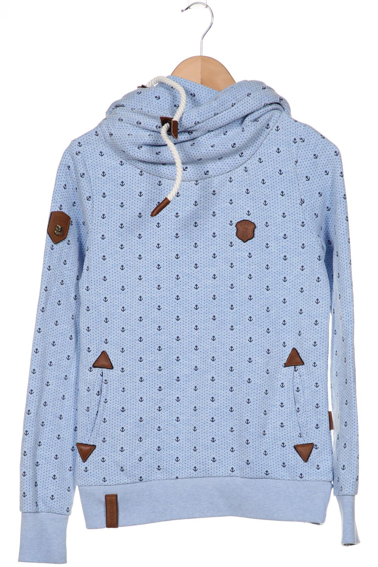 

Naketano Damen Kapuzenpullover, blau, Gr. 38