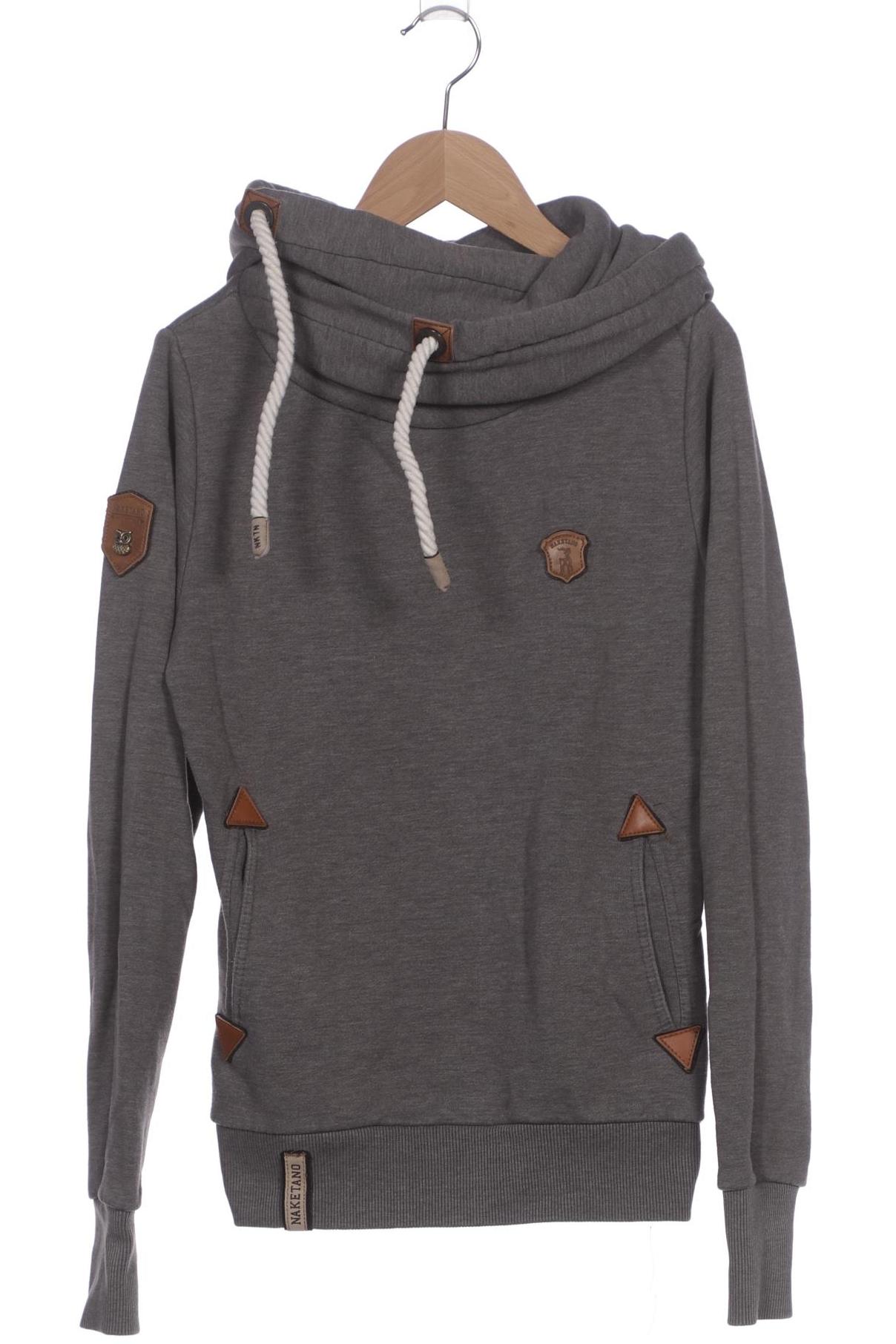 

Naketano Damen Kapuzenpullover, grau, Gr. 34