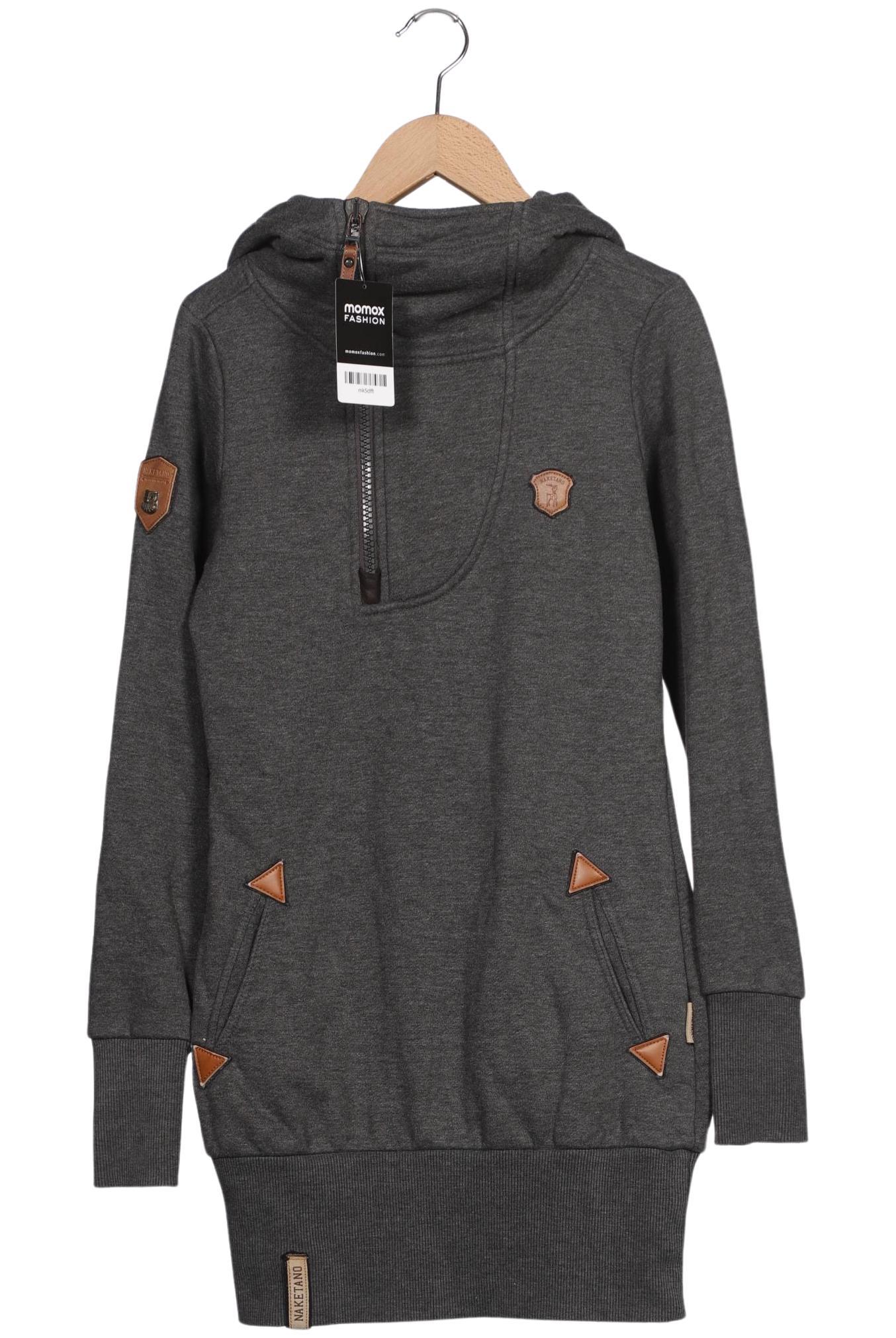 

Naketano Damen Kapuzenpullover, grau, Gr. 34