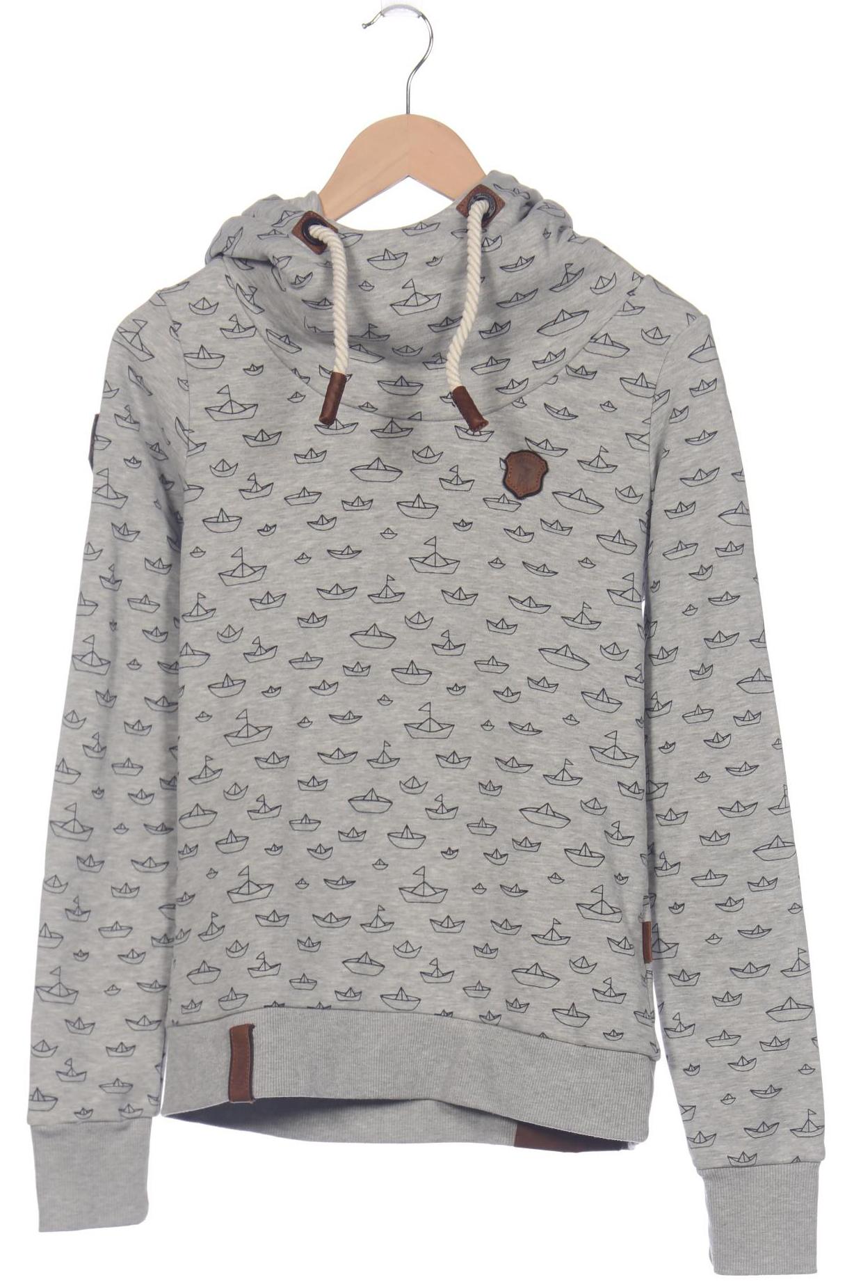 

Naketano Damen Kapuzenpullover, grau, Gr. 38