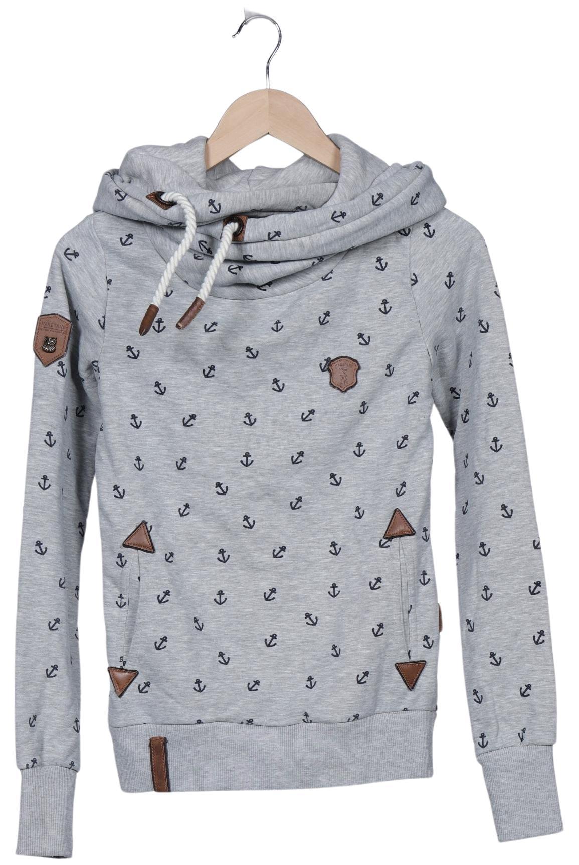 

Naketano Damen Kapuzenpullover, grau, Gr. 34