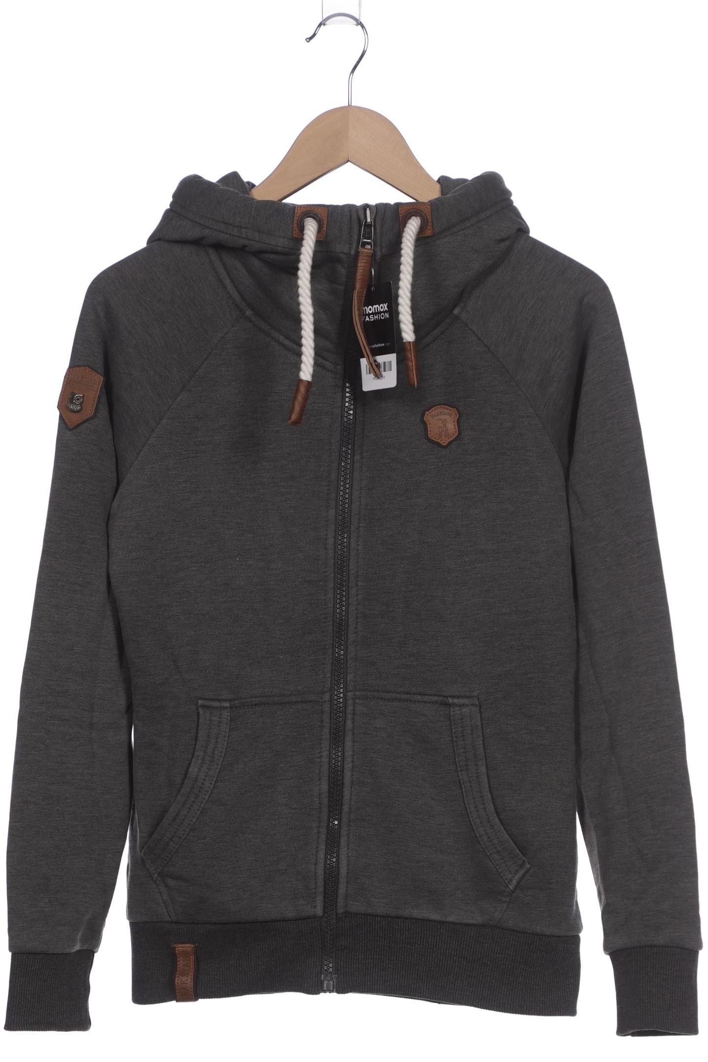 

Naketano Damen Kapuzenpullover, grau, Gr. 38