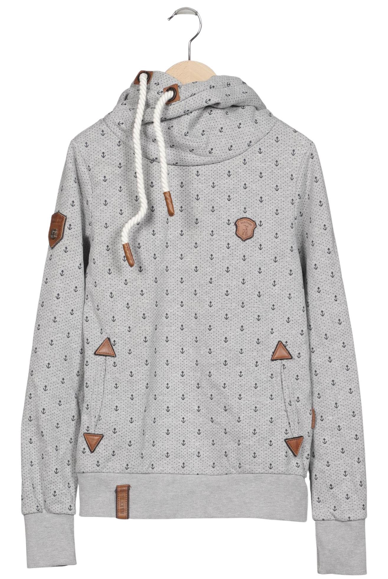 

Naketano Damen Kapuzenpullover, grau, Gr. 36