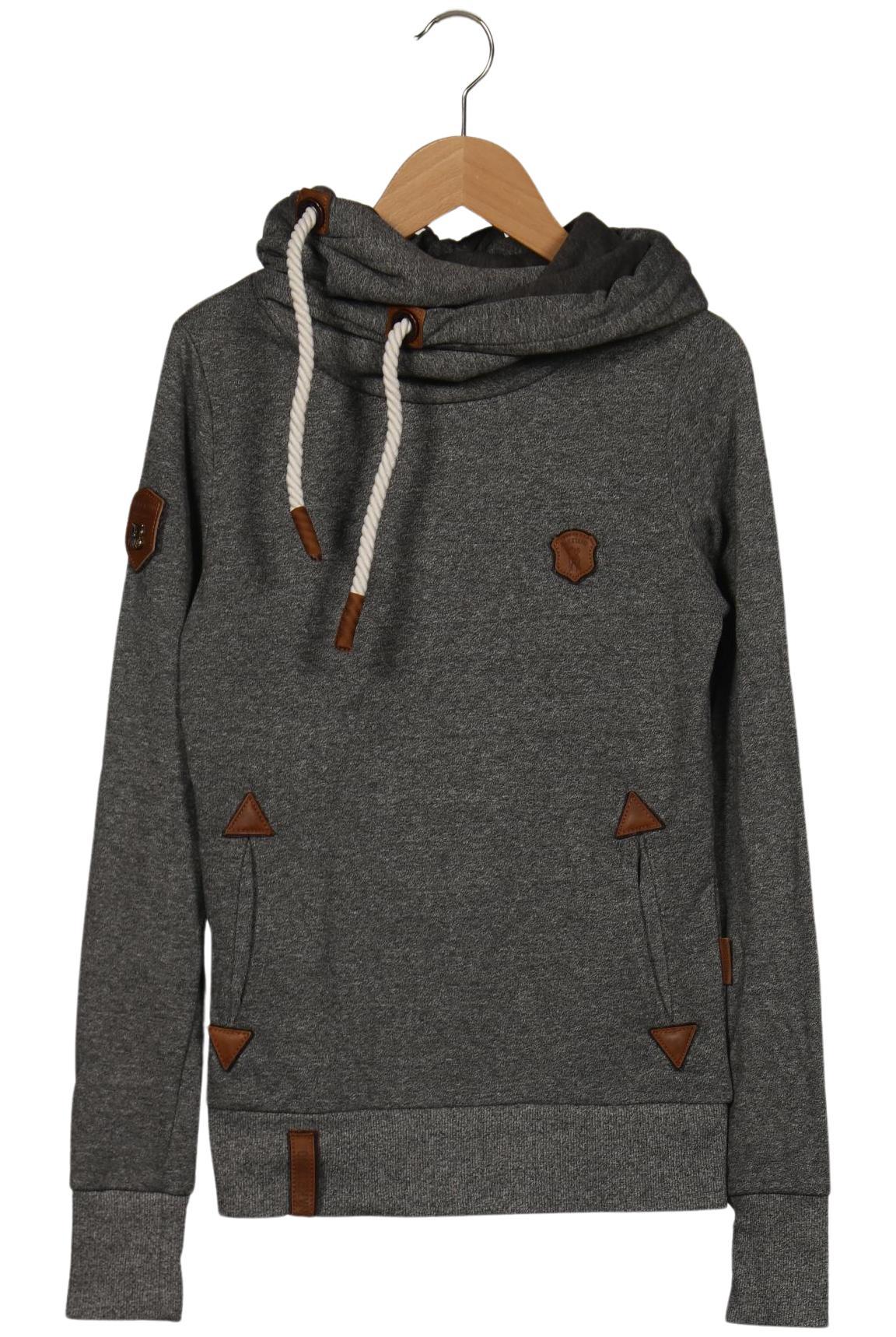 

Naketano Damen Kapuzenpullover, grau, Gr. 34