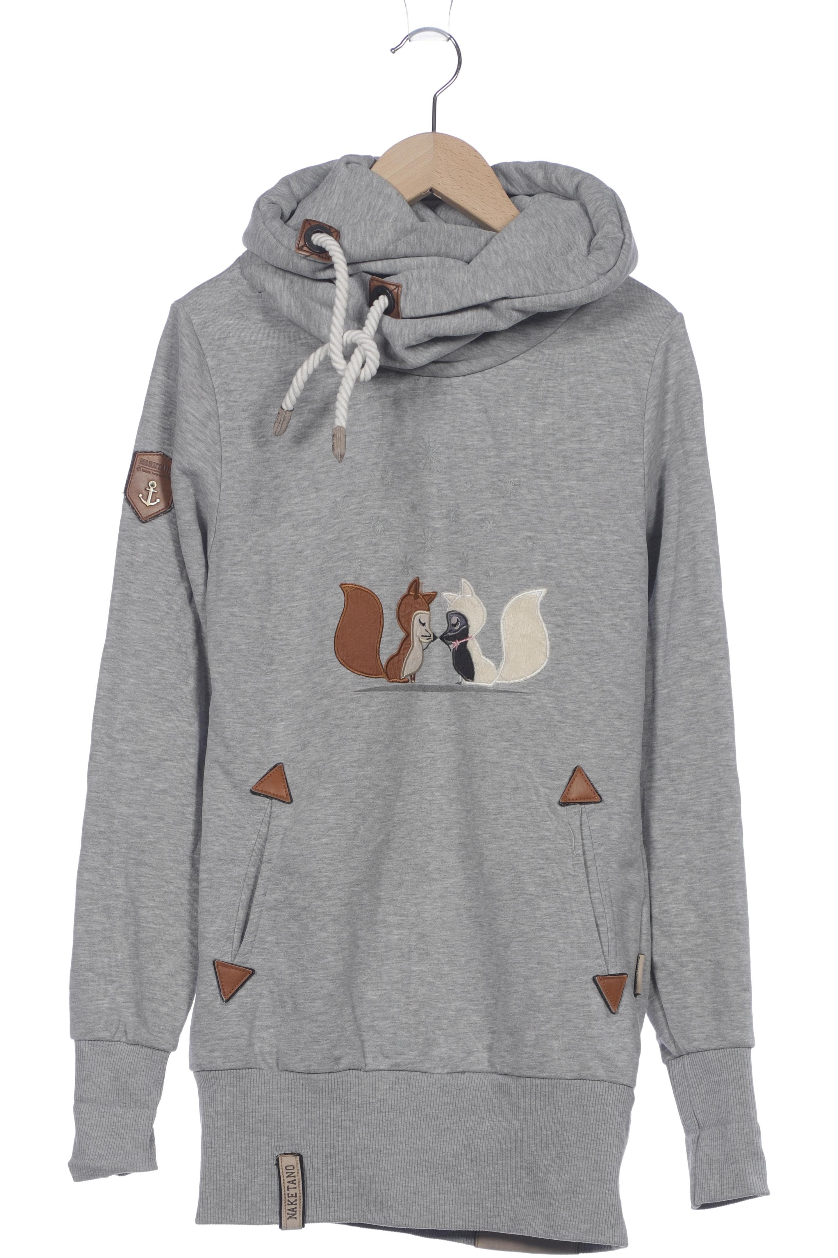 

Naketano Damen Kapuzenpullover, grau, Gr. 36