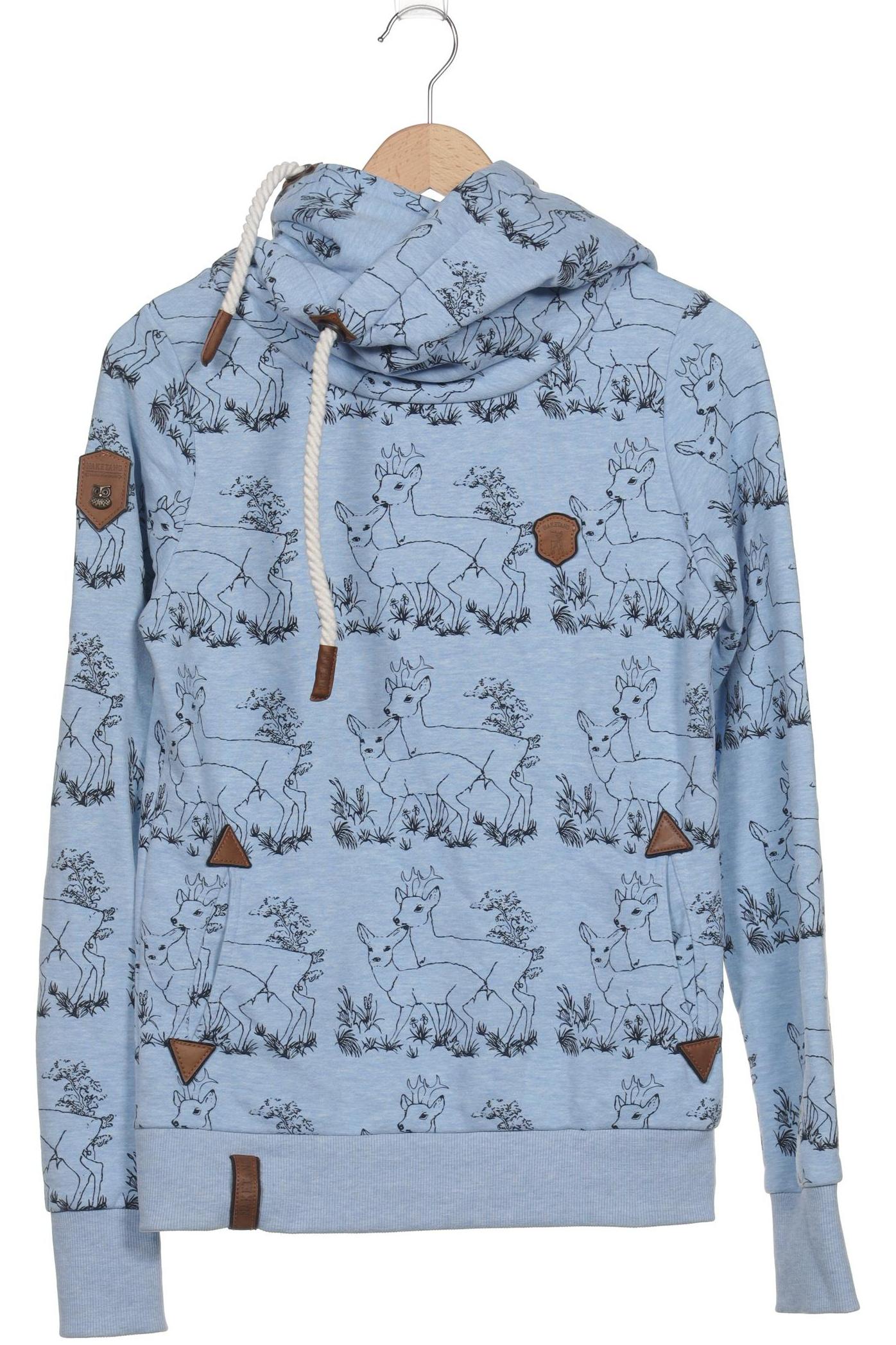

Naketano Damen Kapuzenpullover, hellblau, Gr. 38