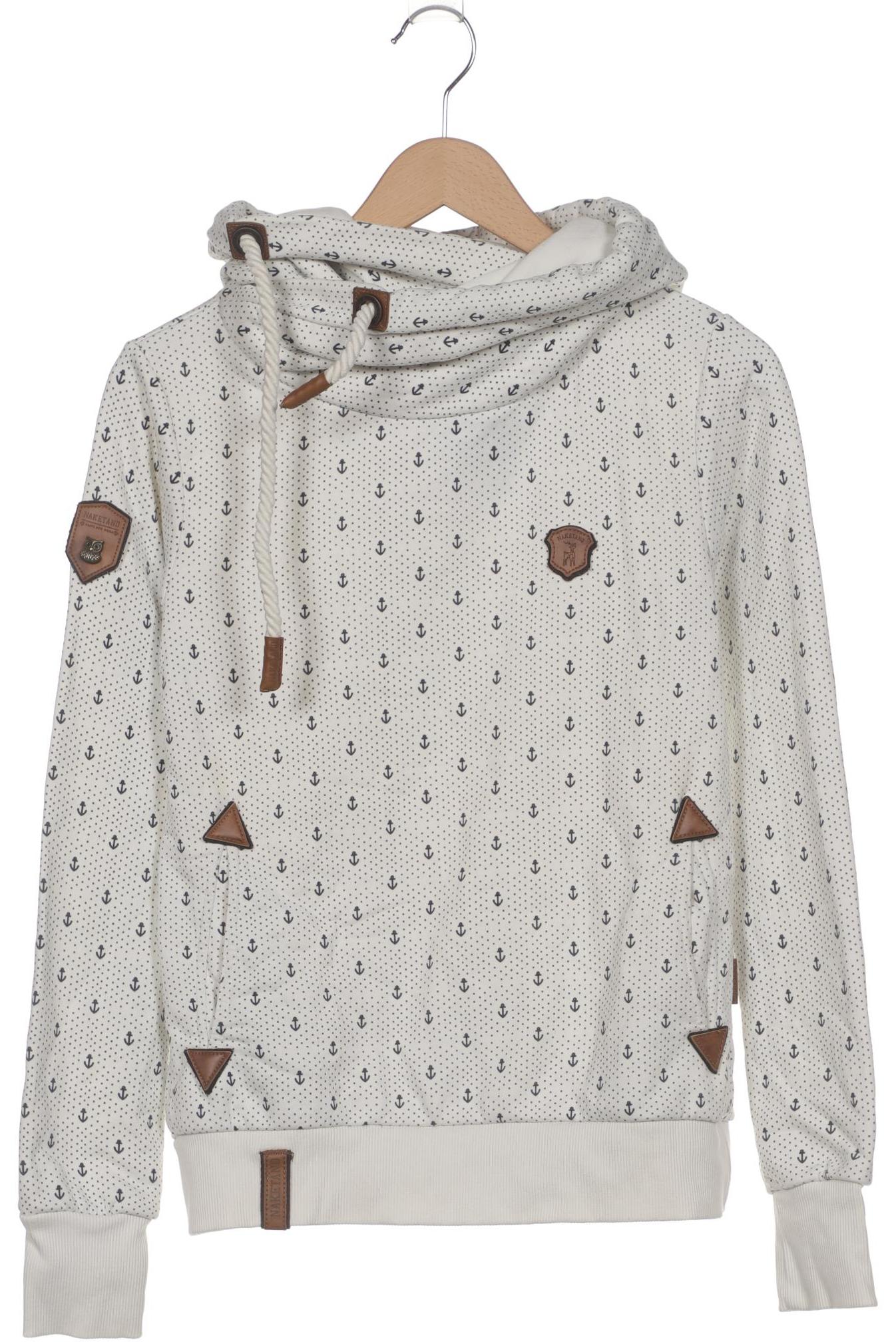

Naketano Damen Kapuzenpullover, weiß, Gr. 38