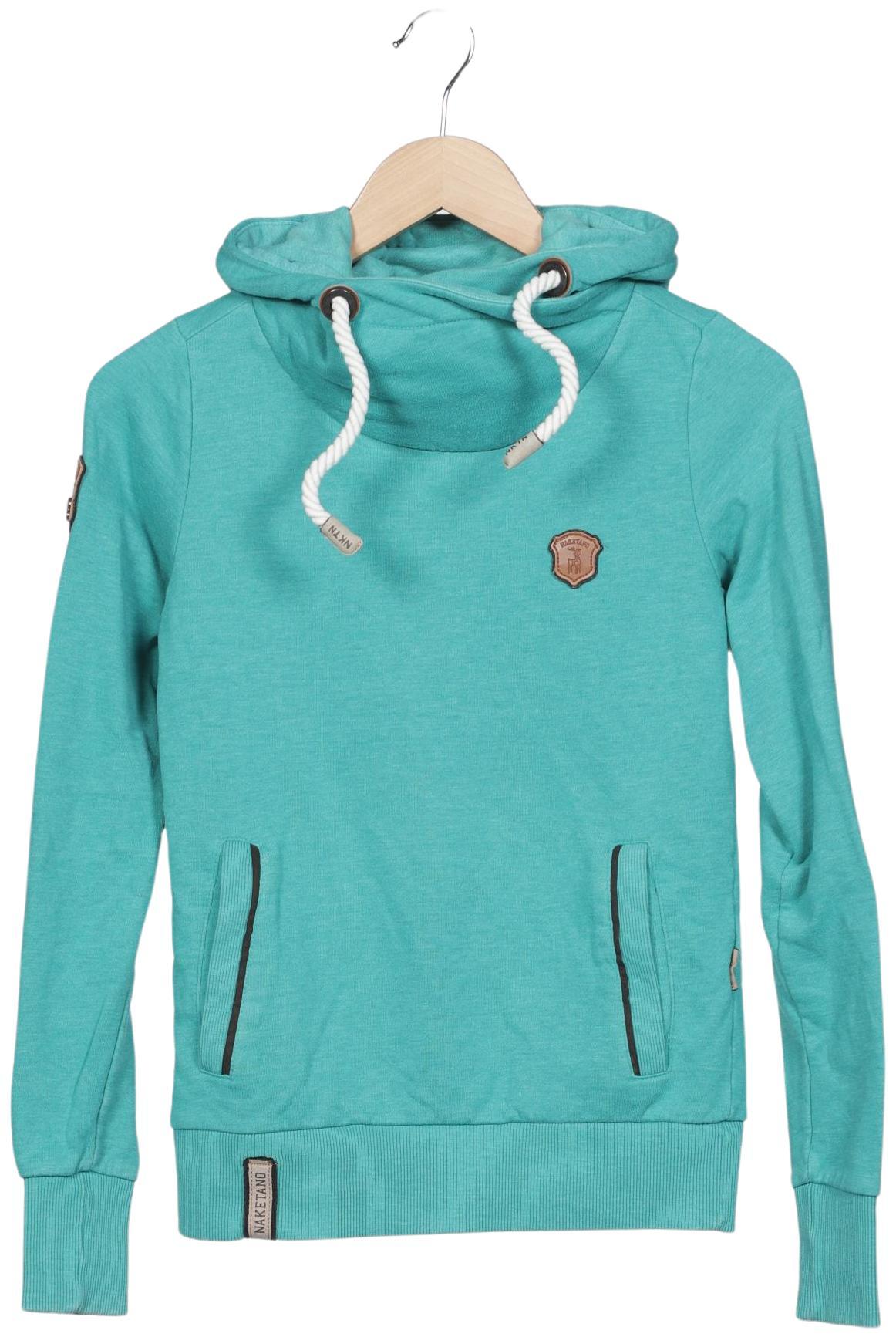 

Naketano Damen Kapuzenpullover, türkis, Gr. 34