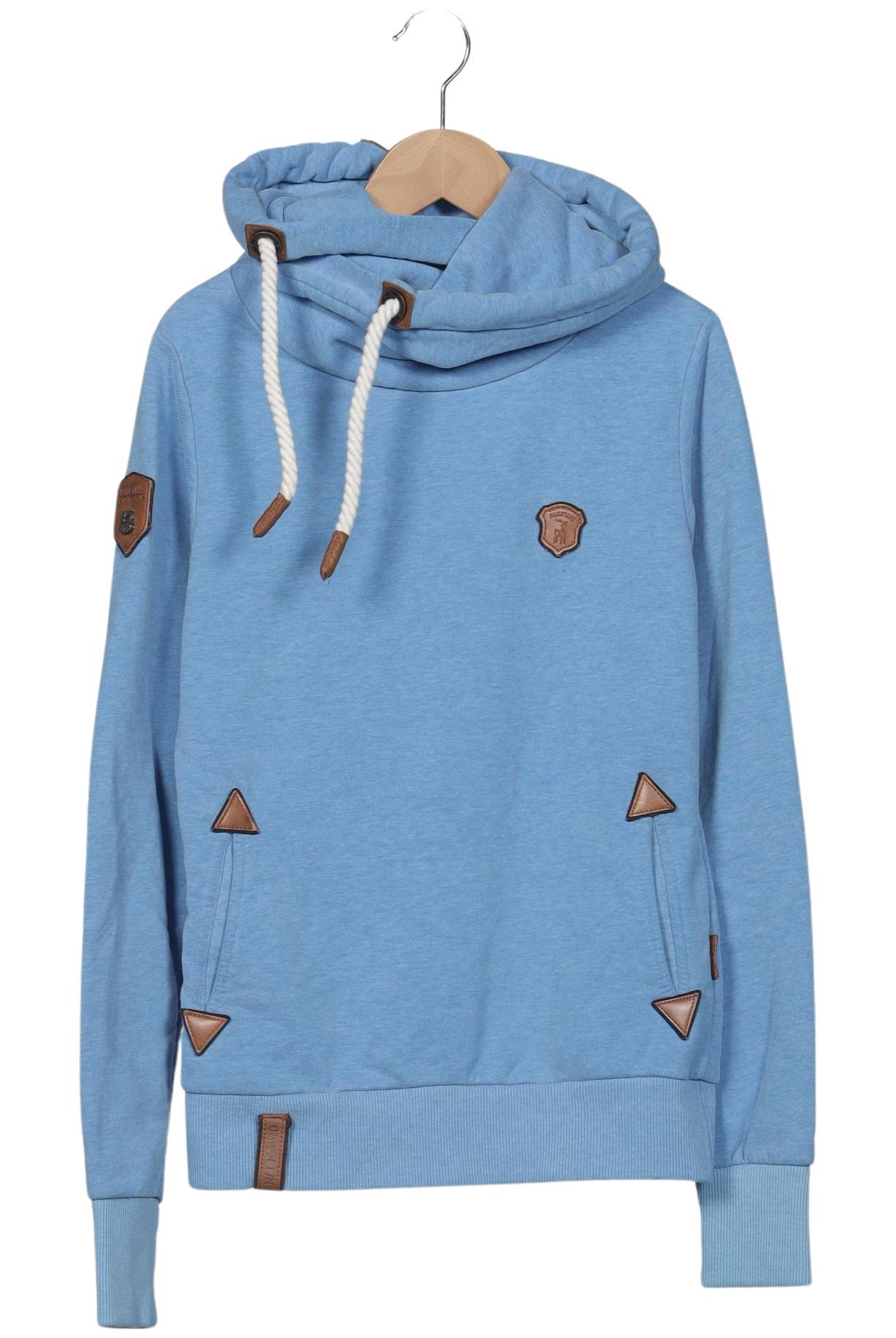 

Naketano Damen Kapuzenpullover, hellblau, Gr. 36