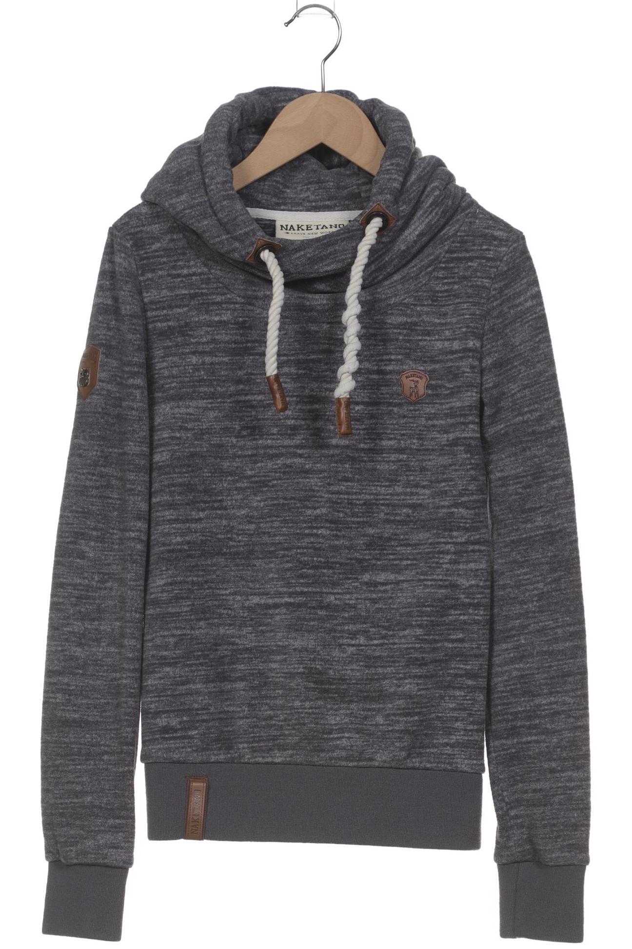 

Naketano Damen Kapuzenpullover, grau, Gr. 34