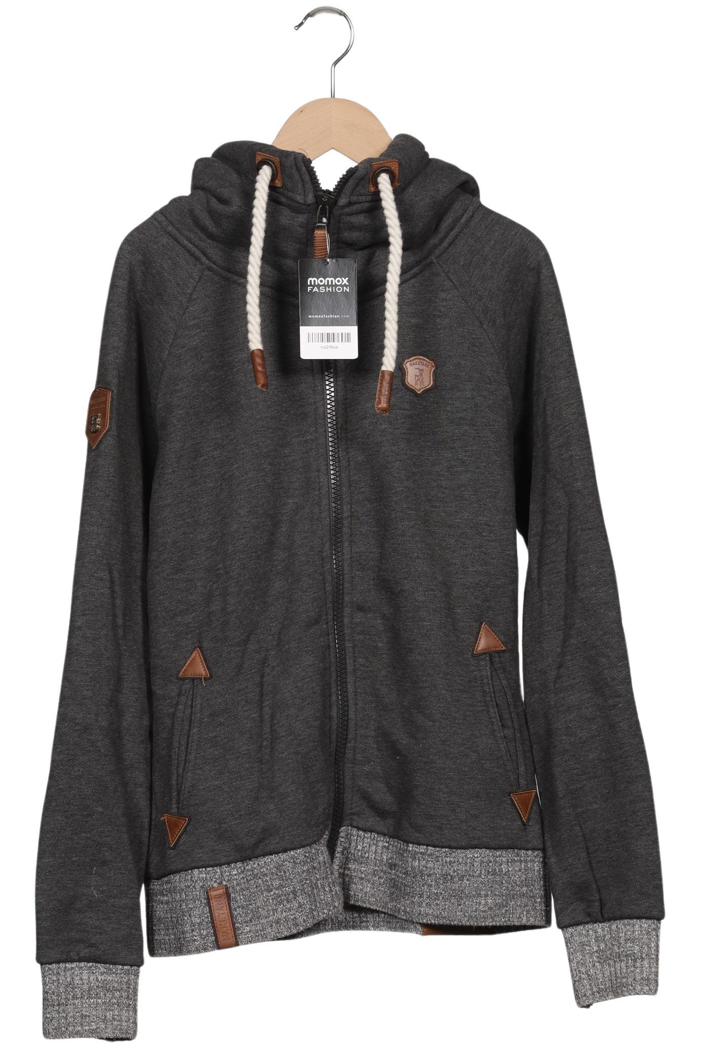 

Naketano Damen Kapuzenpullover, grau, Gr. 38