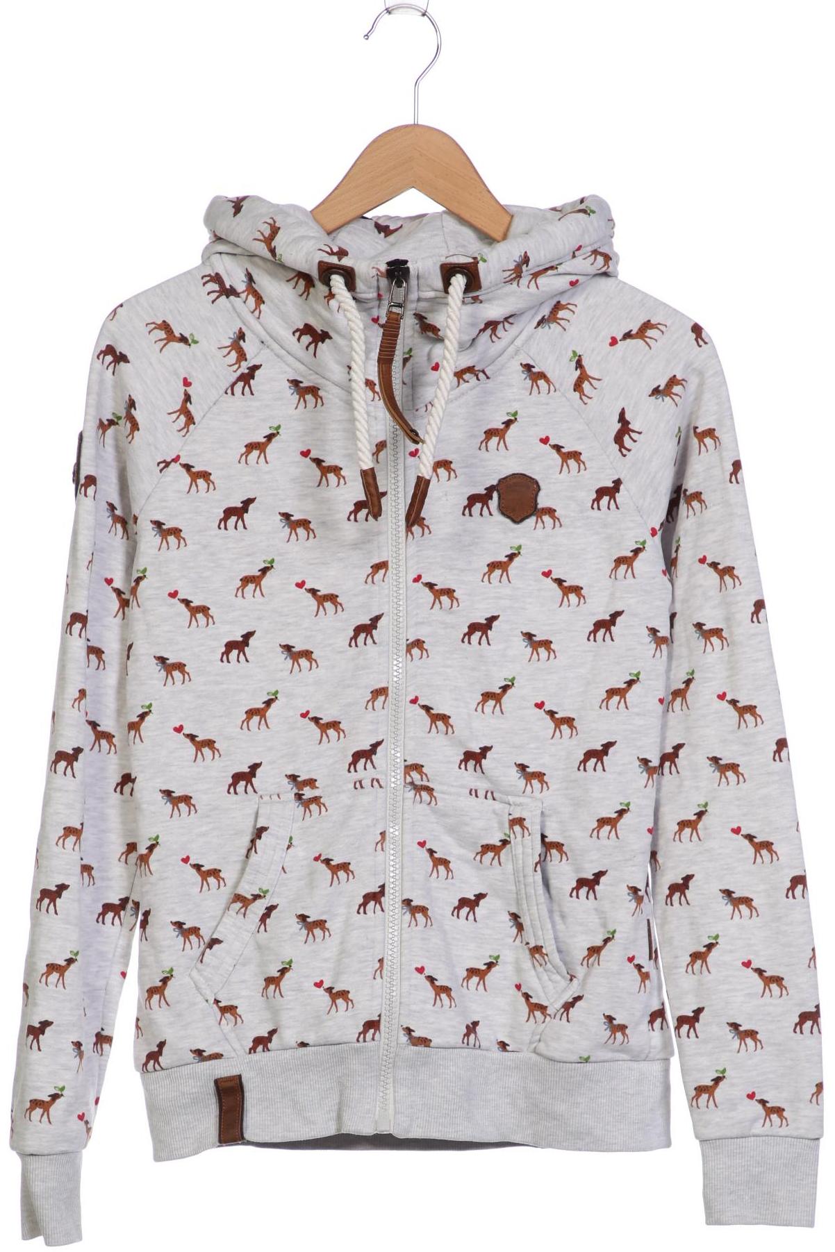 

Naketano Damen Kapuzenpullover, grau, Gr. 38