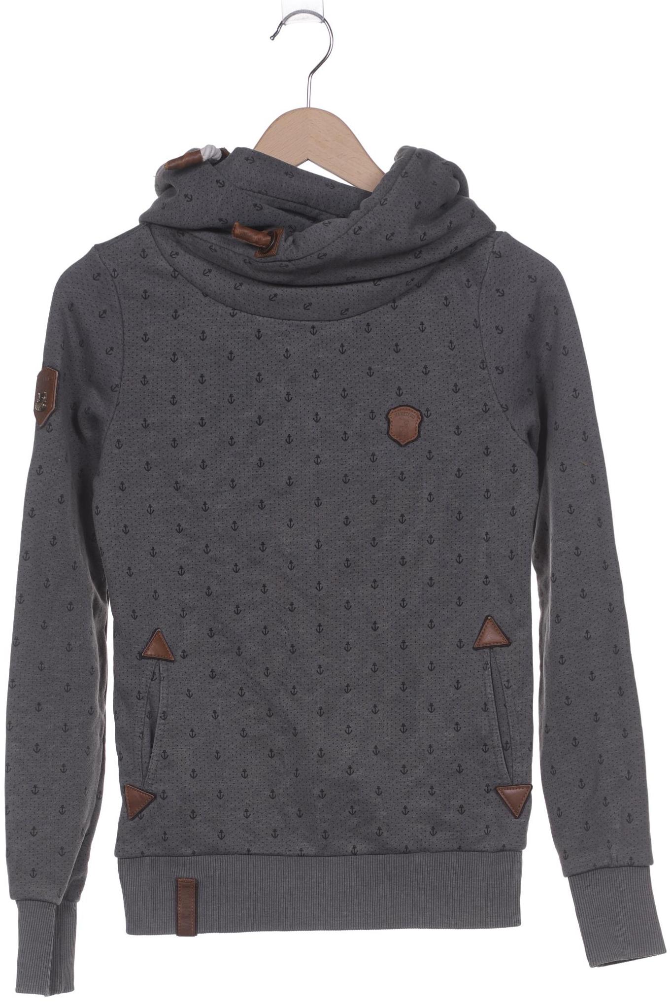 

Naketano Damen Kapuzenpullover, grau, Gr. 36