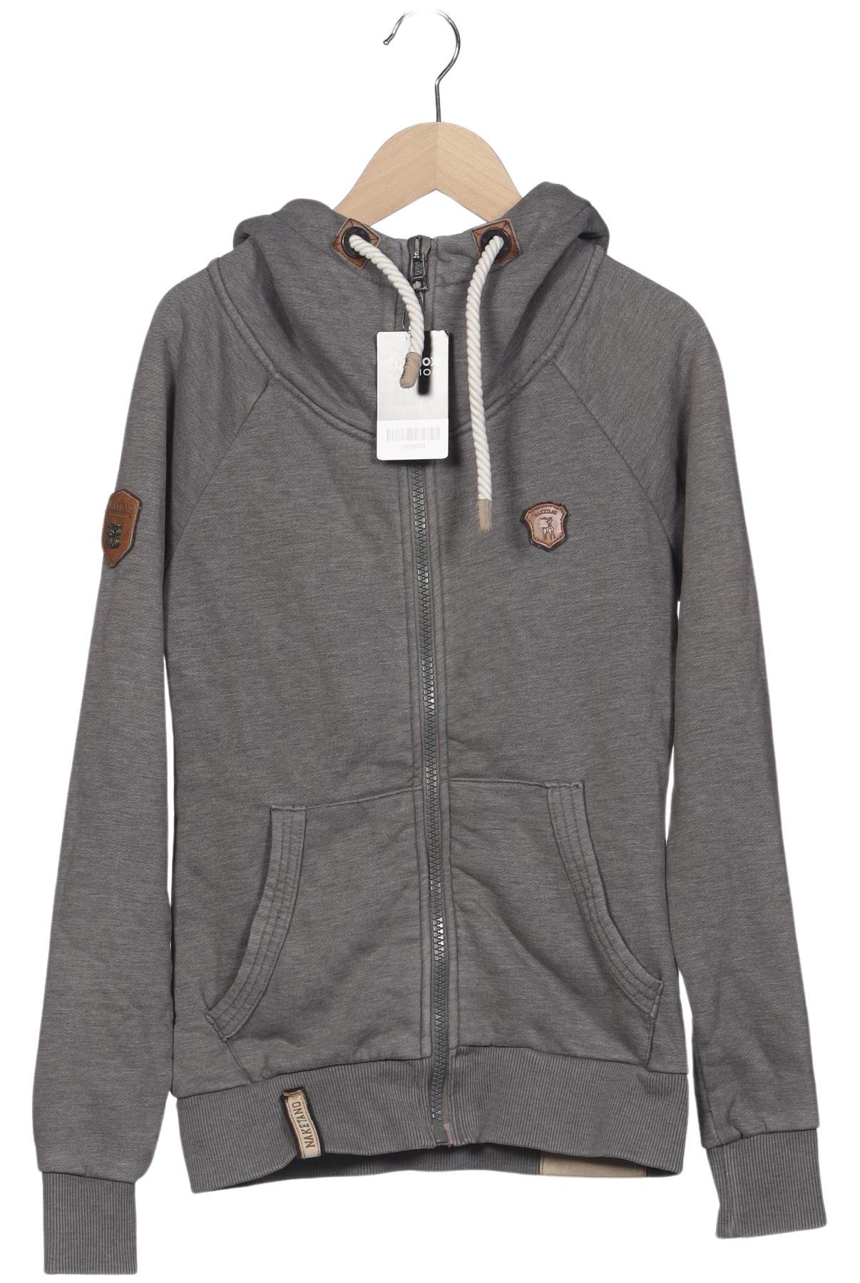 

Naketano Damen Kapuzenpullover, grau, Gr. 34