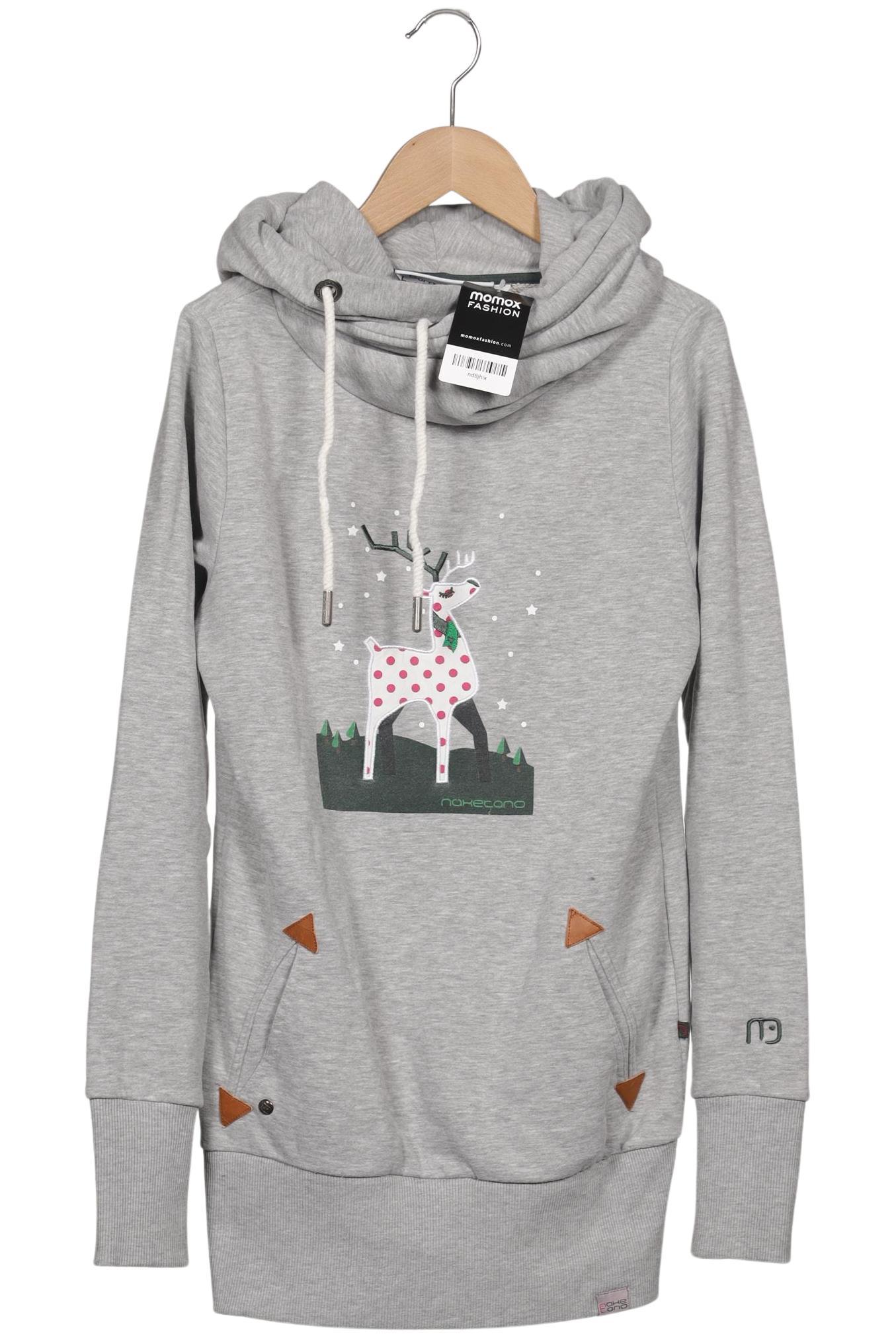 

Naketano Damen Kapuzenpullover, grau, Gr. 36