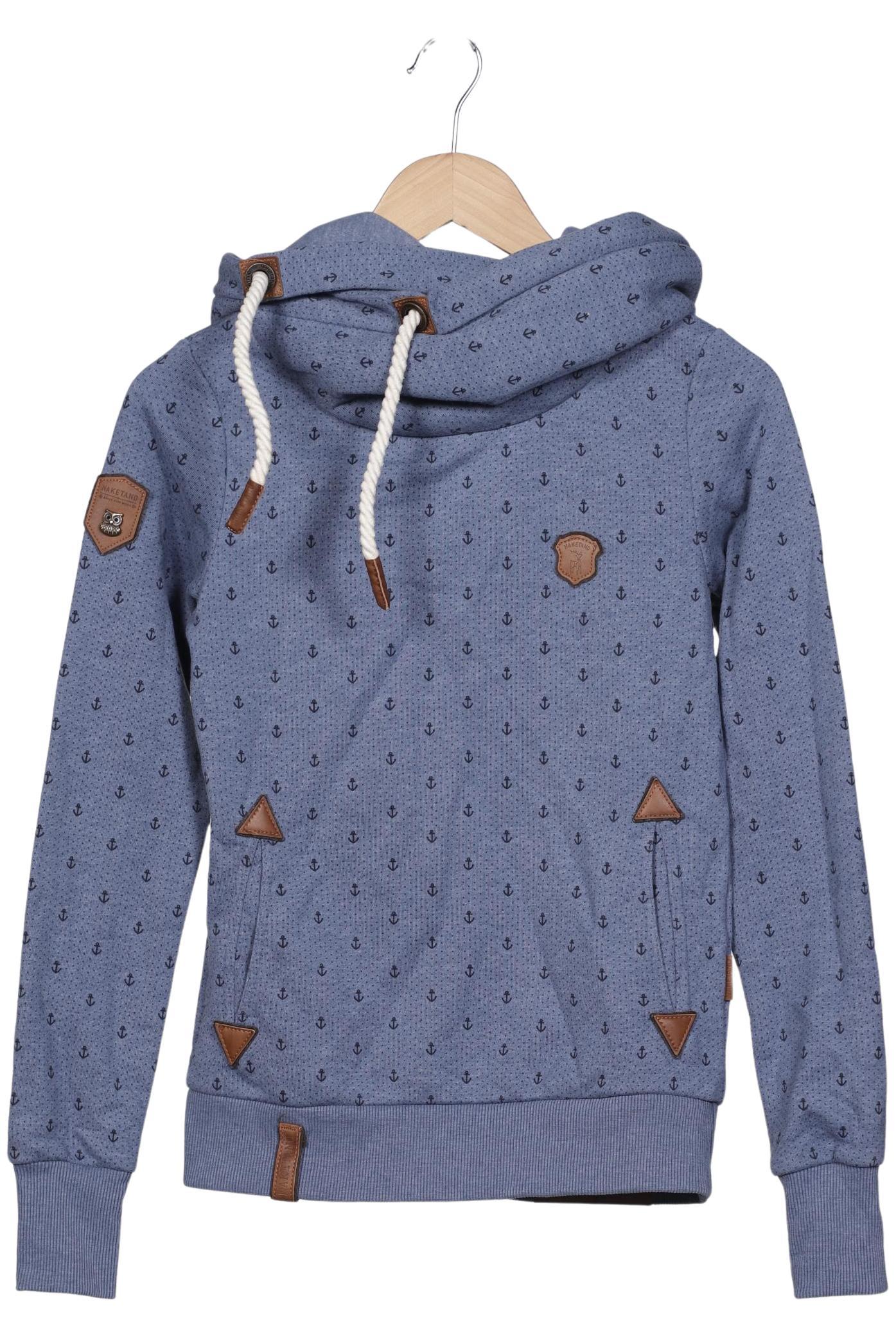 

Naketano Damen Kapuzenpullover, blau, Gr. 34