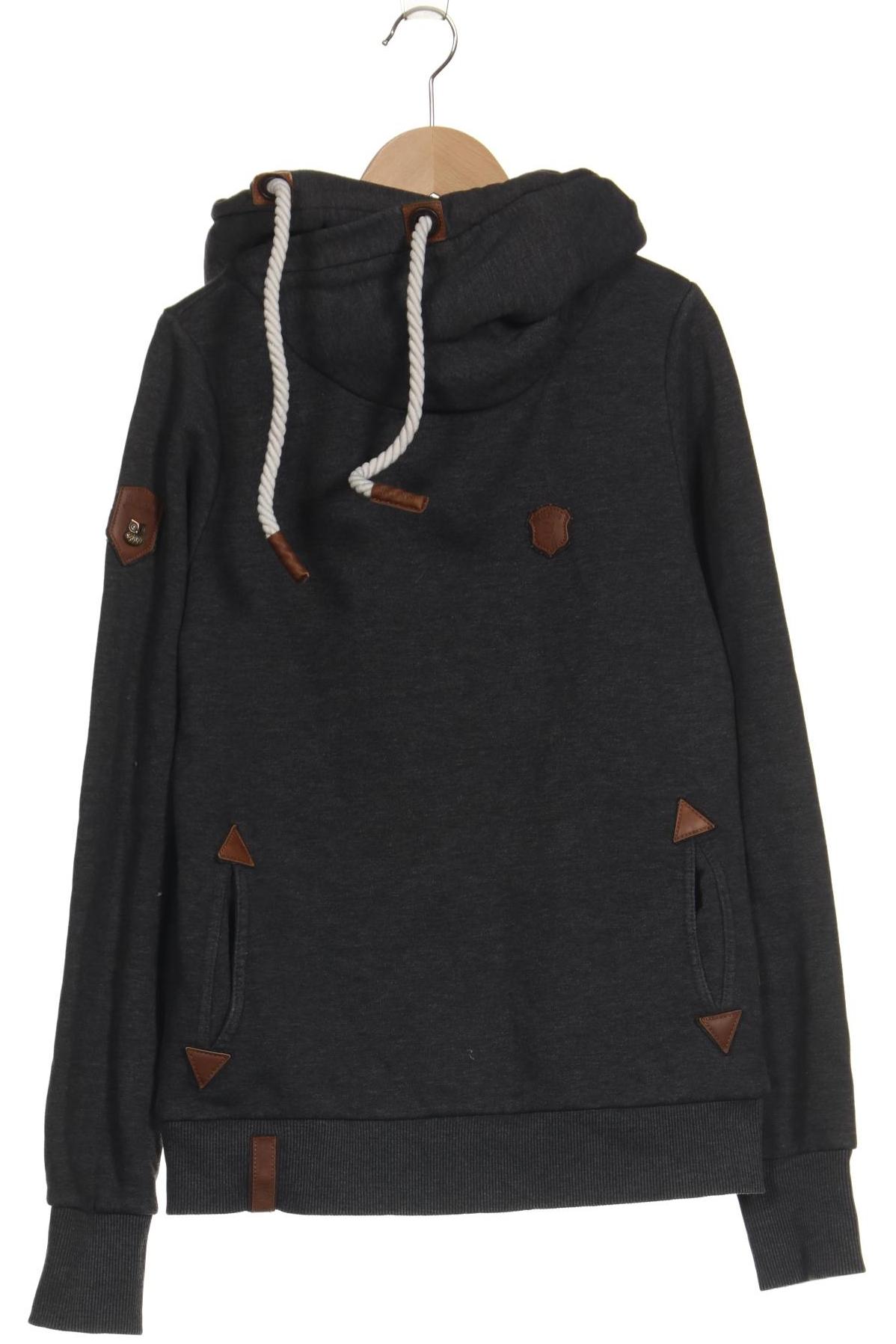 

Naketano Damen Kapuzenpullover, grau, Gr. 38