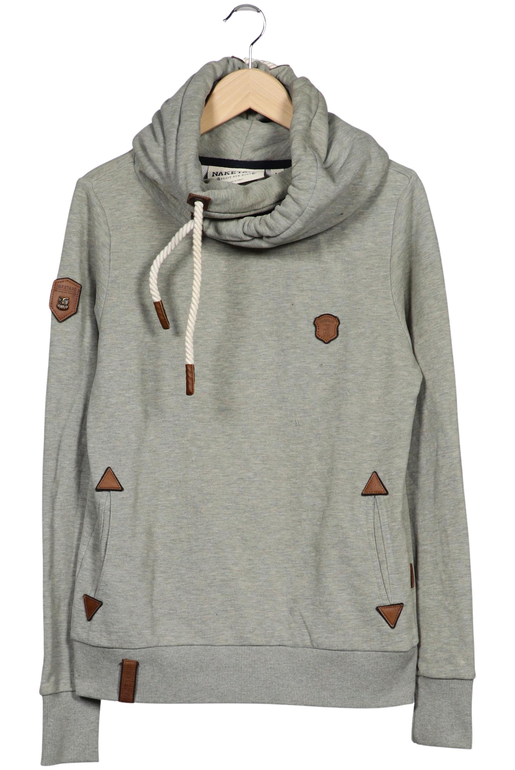 

Naketano Damen Kapuzenpullover, grau, Gr. 42
