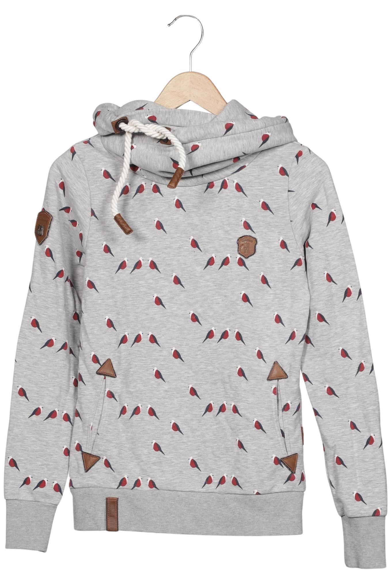 

Naketano Damen Kapuzenpullover, grau, Gr. 36