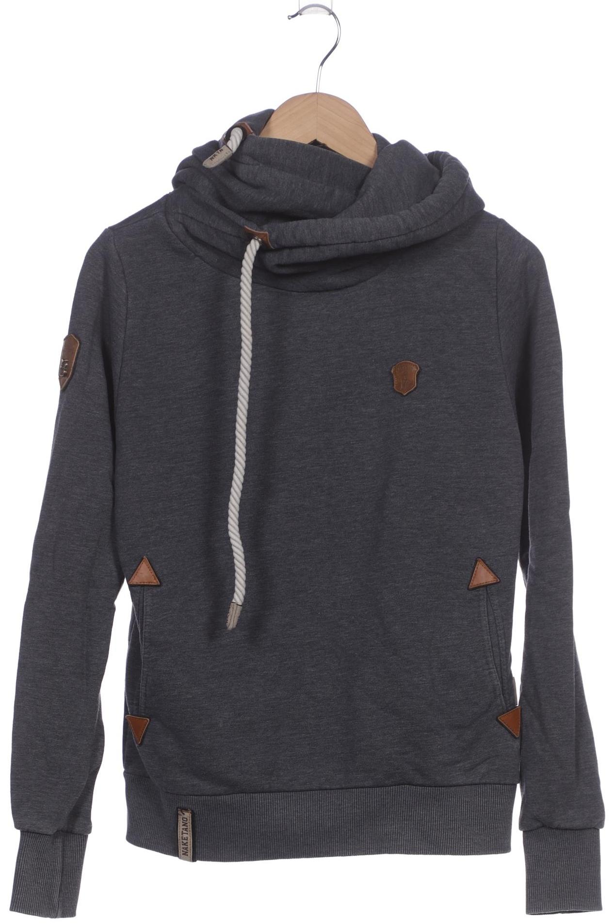 

Naketano Damen Kapuzenpullover, grau, Gr. 38