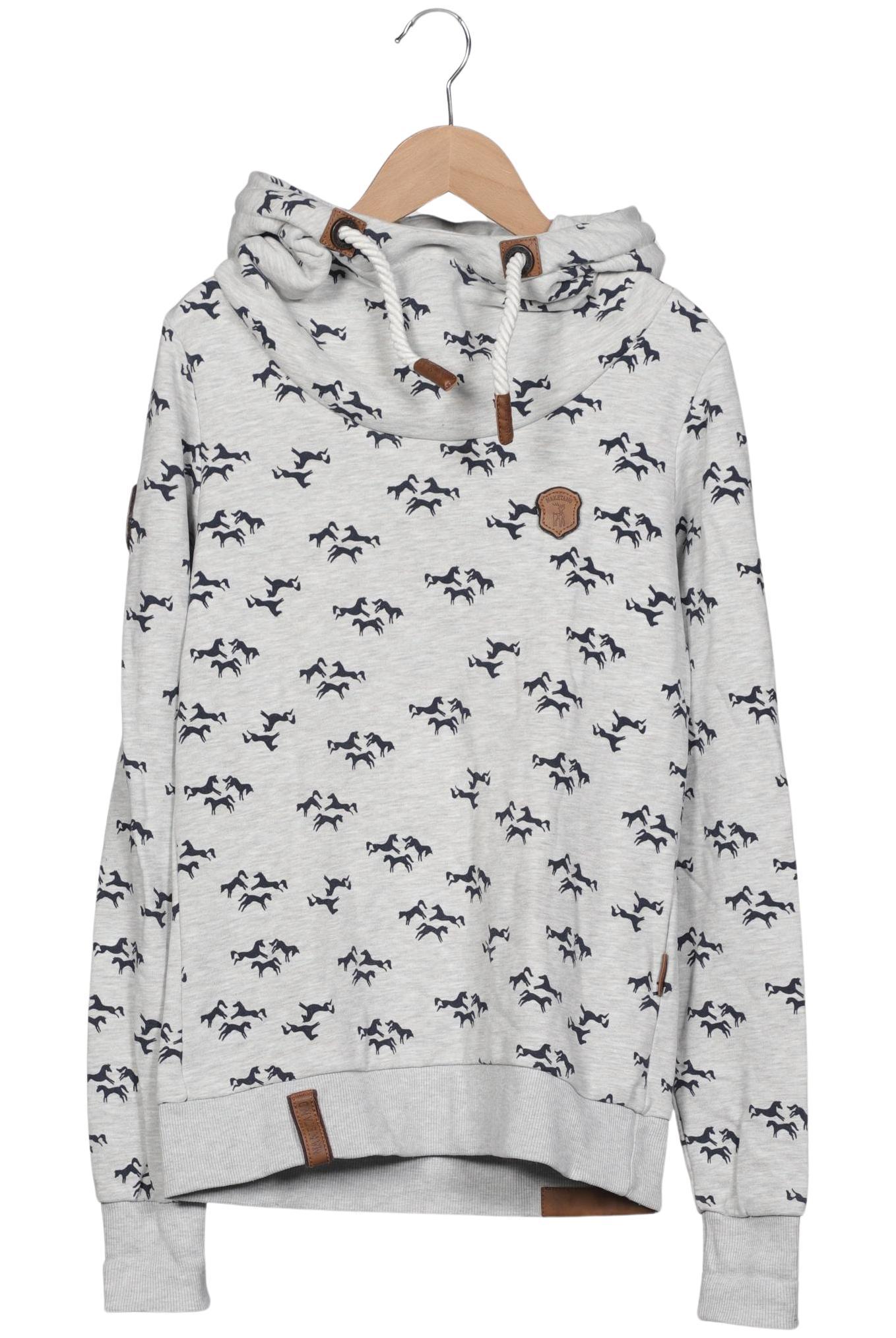 

Naketano Damen Kapuzenpullover, grau, Gr. 36