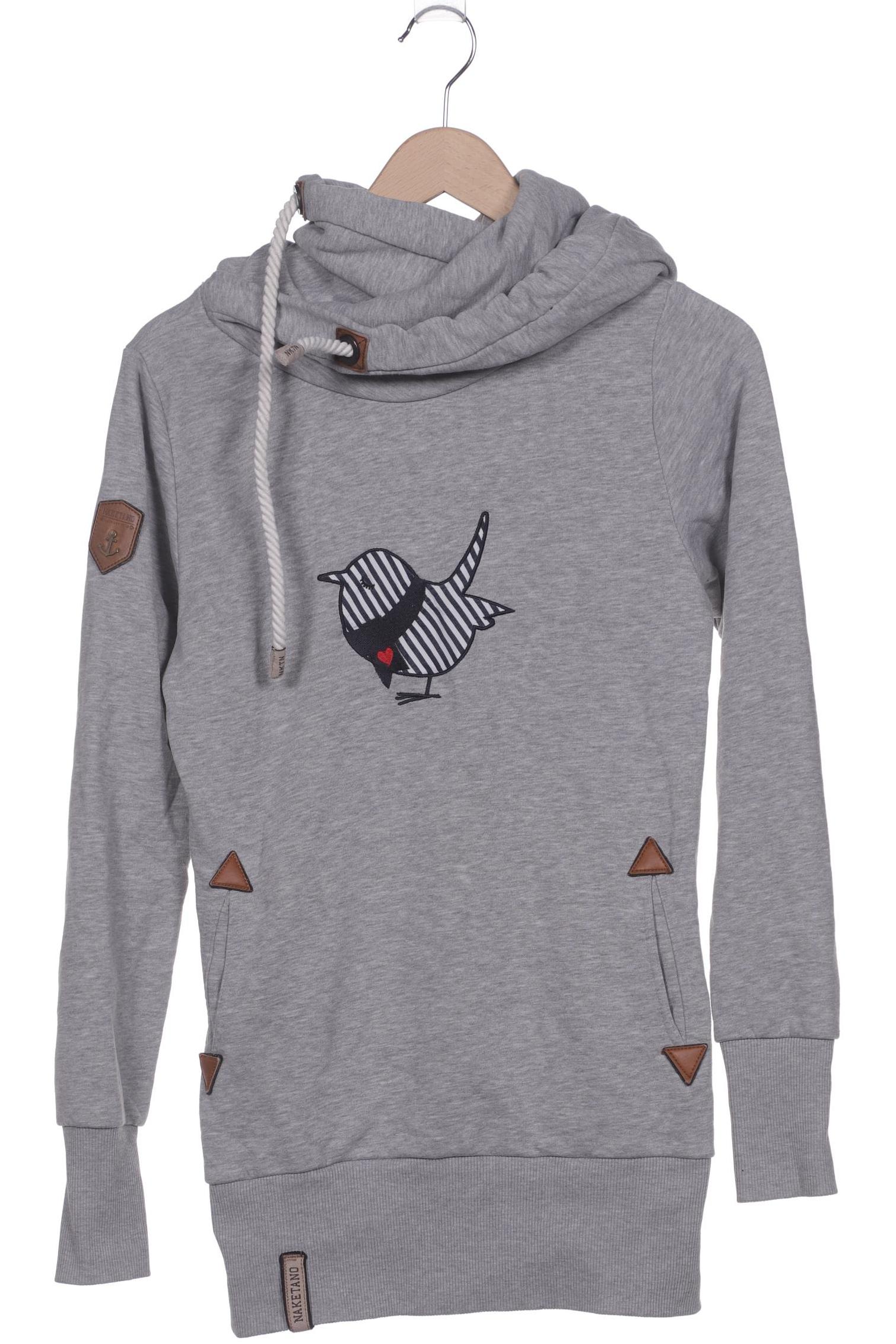 

Naketano Damen Kapuzenpullover, grau, Gr. 38