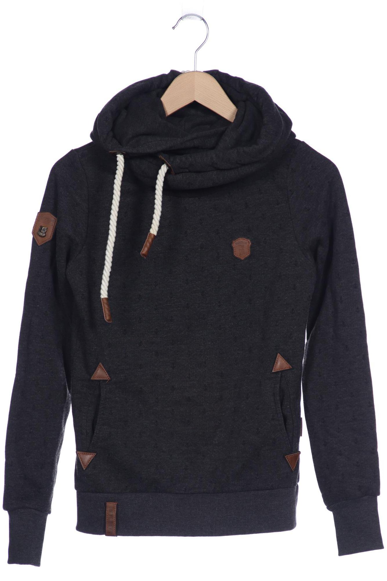 

Naketano Damen Kapuzenpullover, grau, Gr. 36