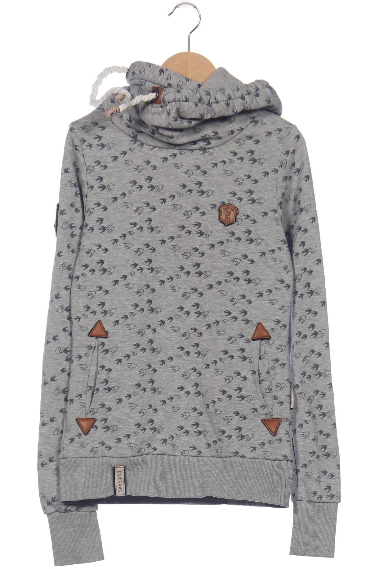 

Naketano Damen Kapuzenpullover, grau, Gr. 34