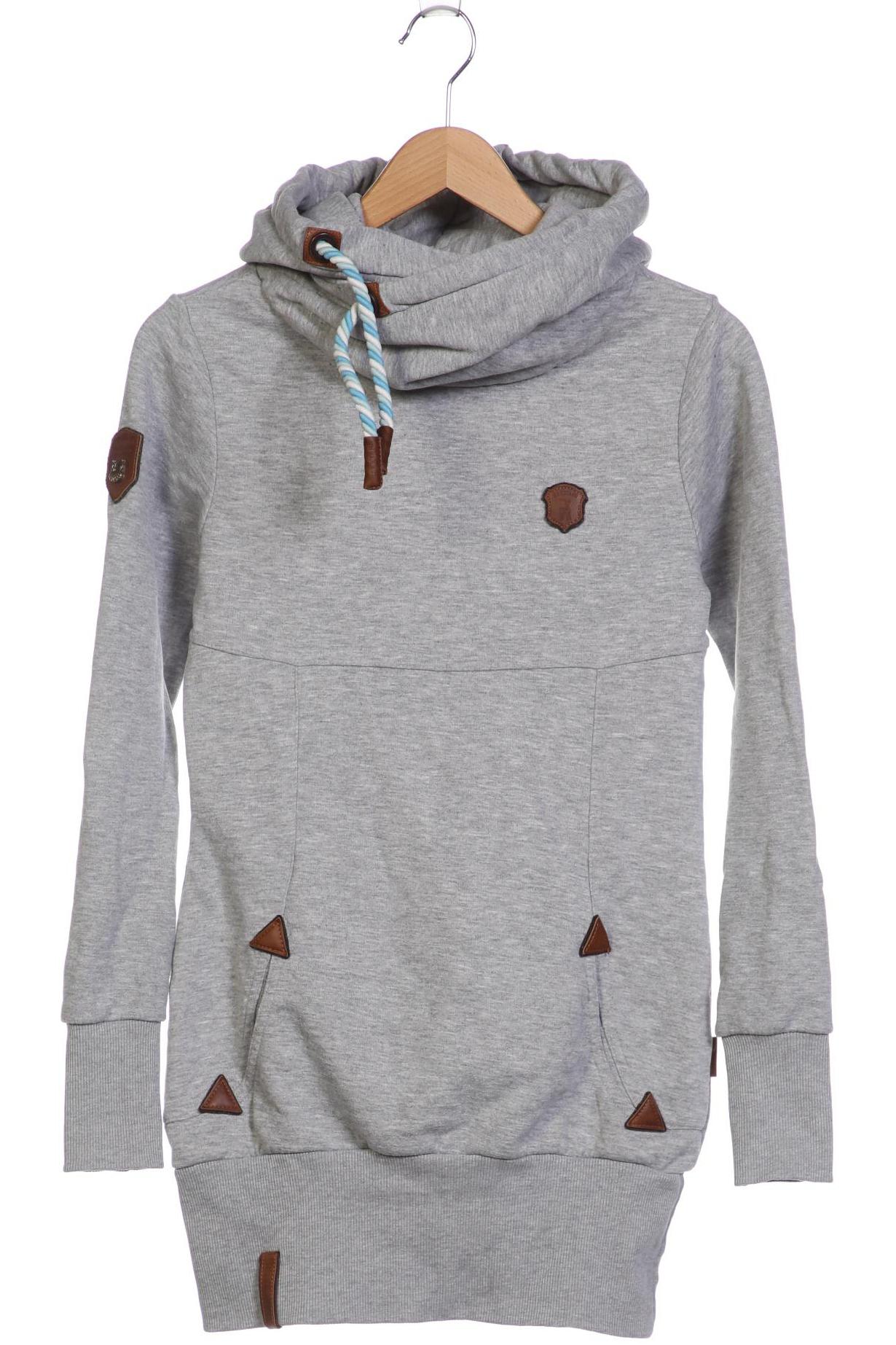 

Naketano Damen Kapuzenpullover, grau, Gr. 38