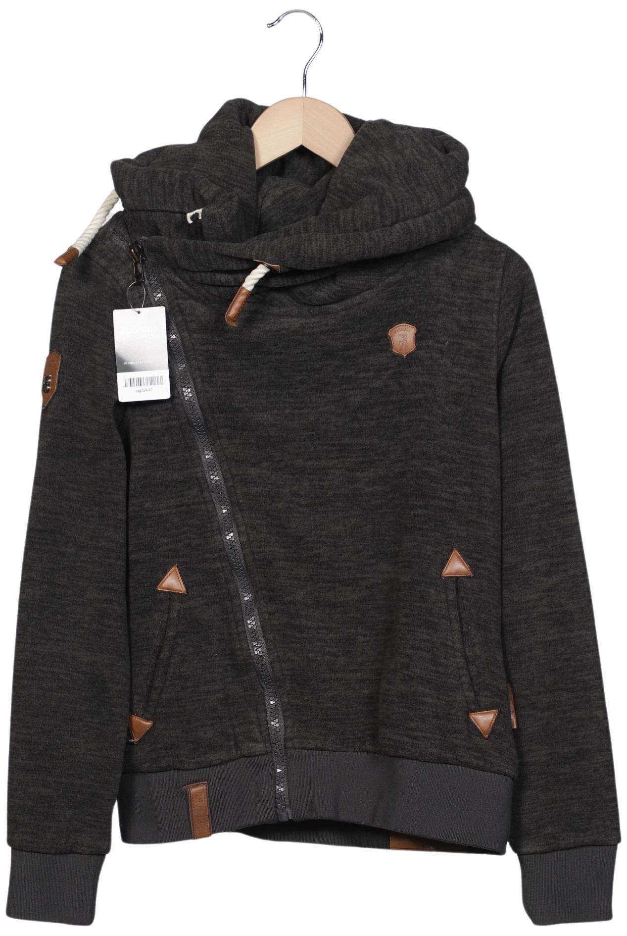 

Naketano Damen Kapuzenpullover, grau, Gr. 38