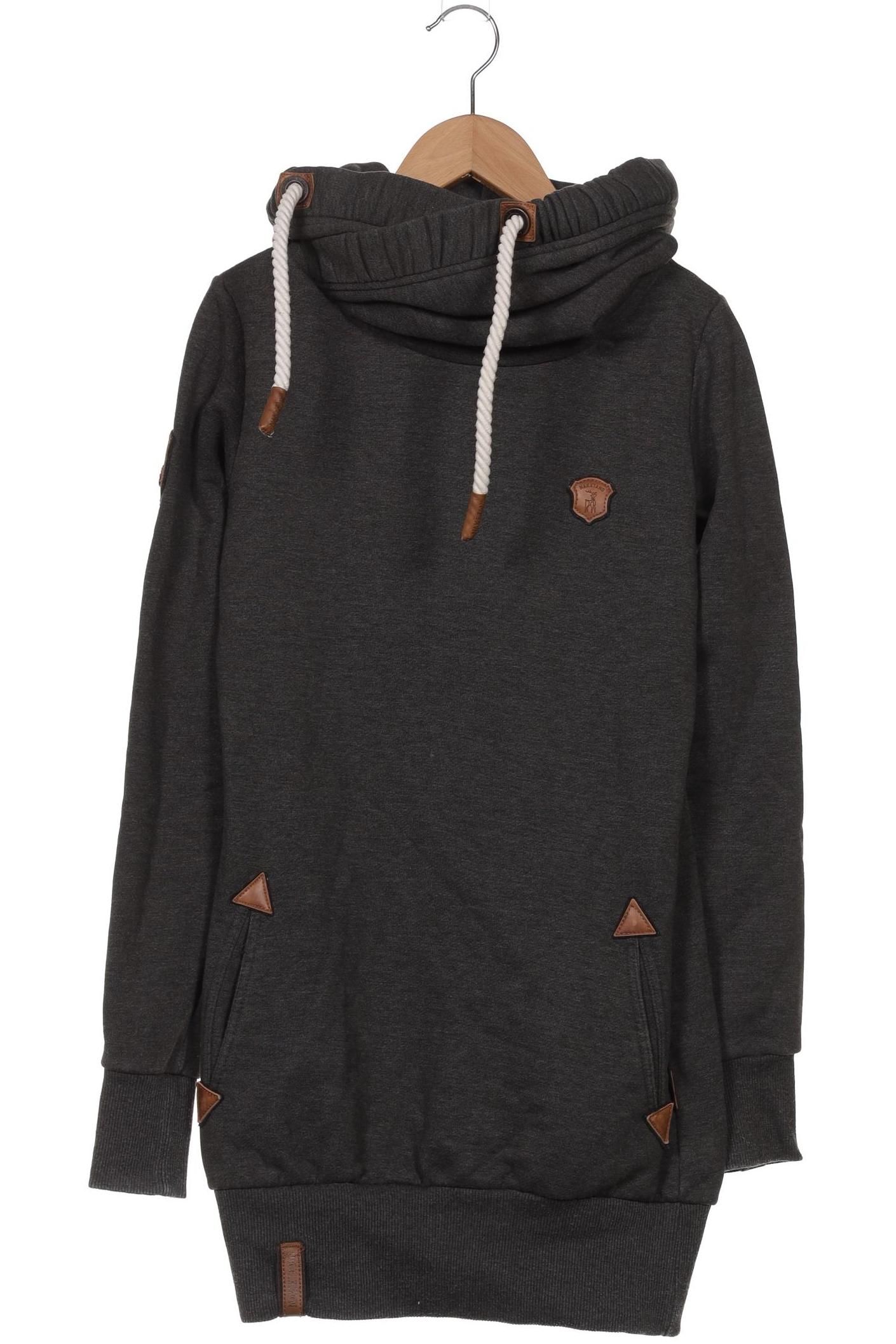 

Naketano Damen Kapuzenpullover, grau, Gr. 34