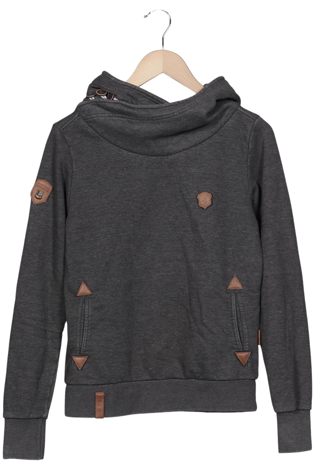 

Naketano Damen Kapuzenpullover, grau, Gr. 38