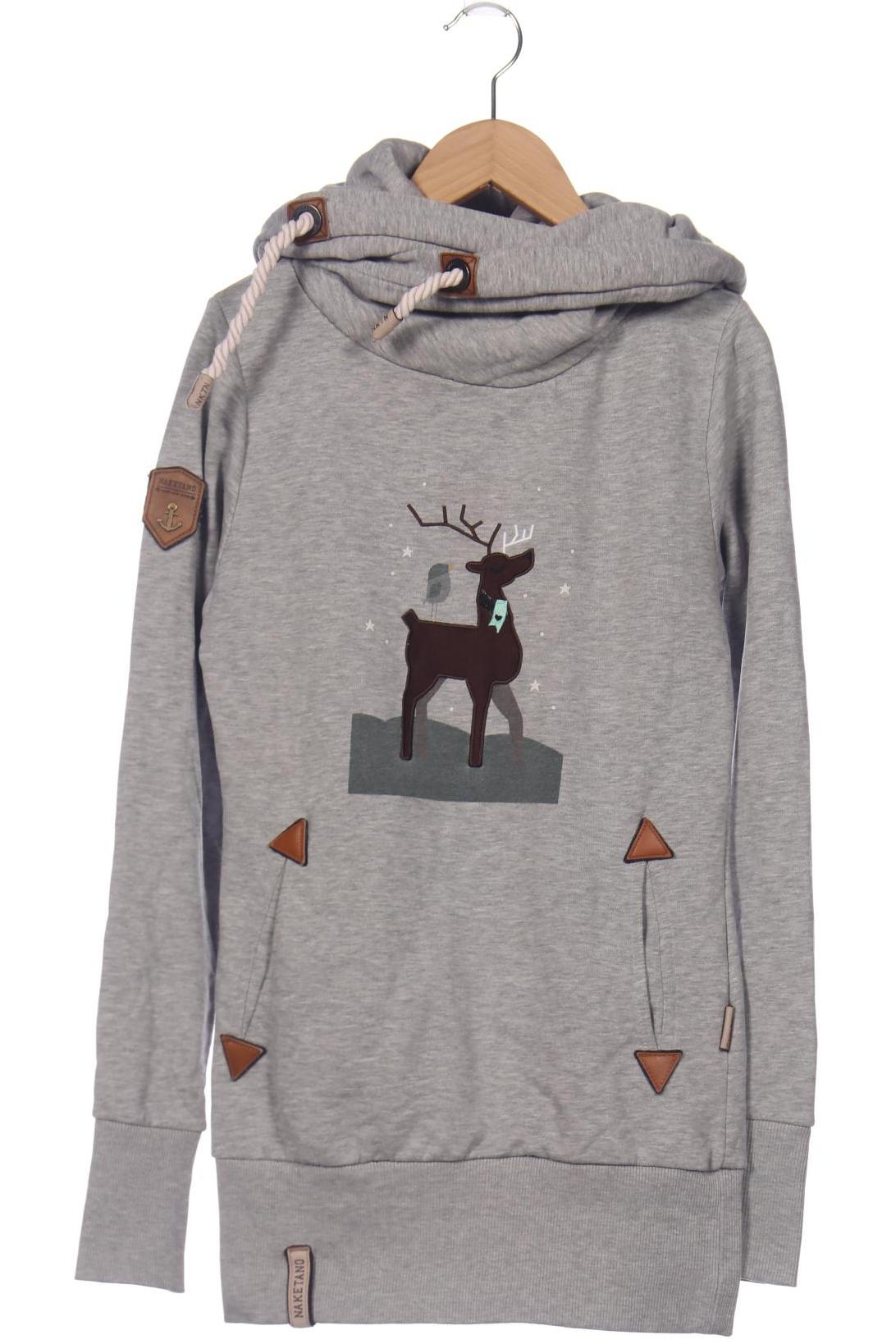 

Naketano Damen Kapuzenpullover, grau, Gr. 34