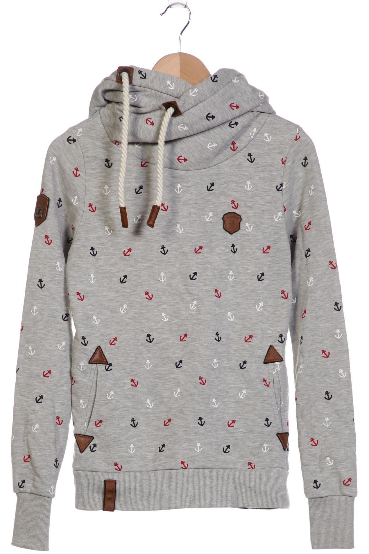 

Naketano Damen Kapuzenpullover, grau, Gr. 38