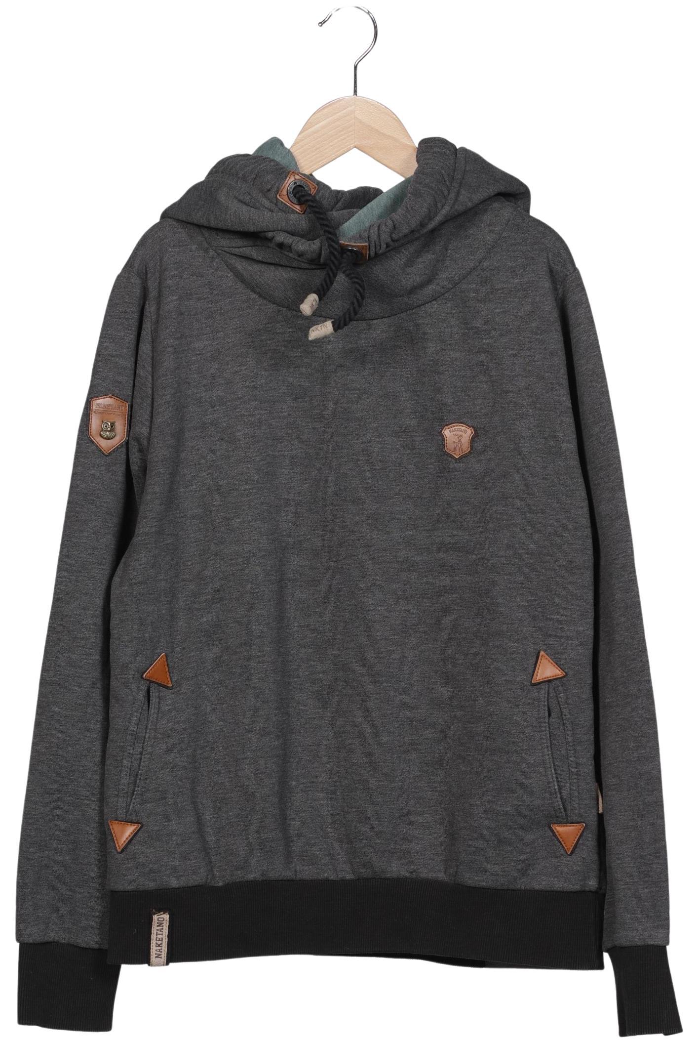

Naketano Damen Kapuzenpullover, grau, Gr. 44