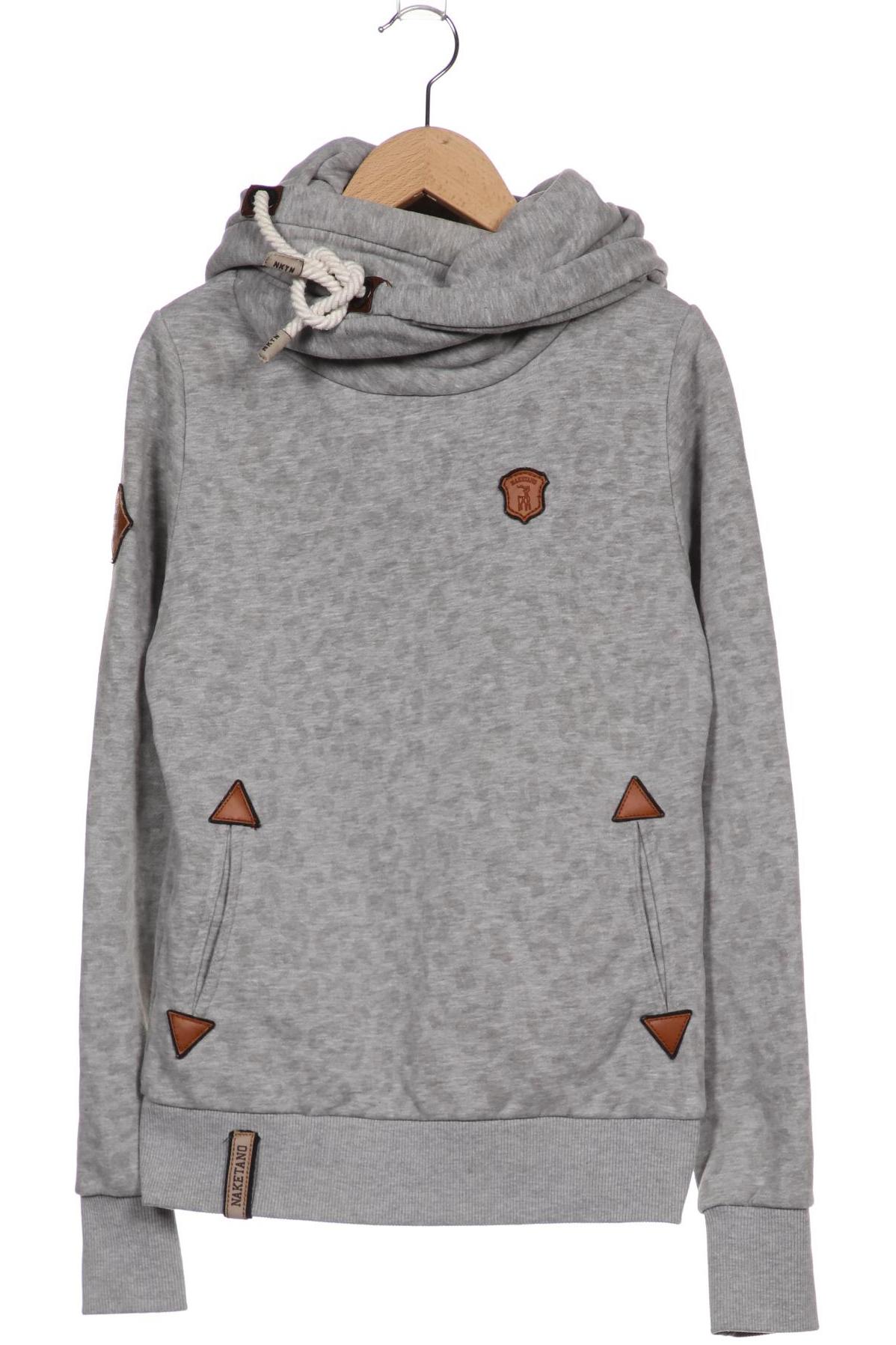 

Naketano Damen Kapuzenpullover, grau, Gr. 38